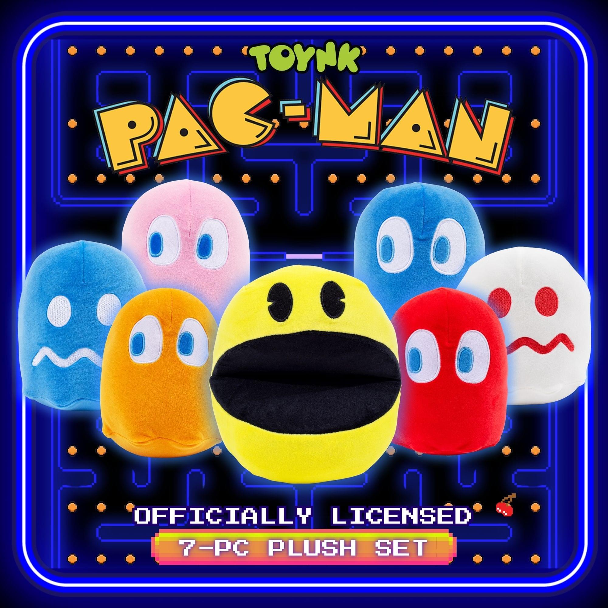 PAC-MAN 7-Inch Collector Plush Set of 7