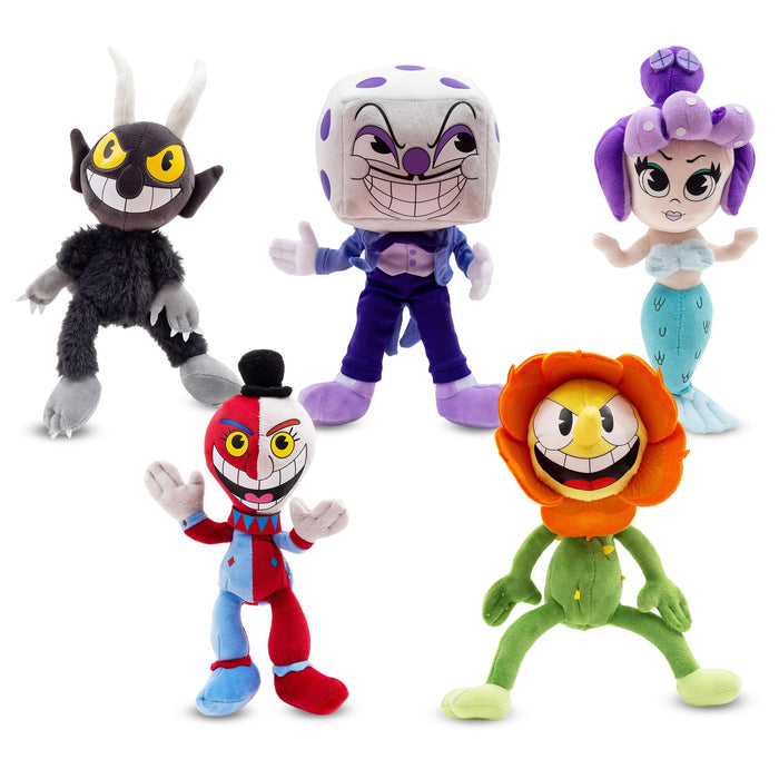 Cuphead 9-Inch Villains Plush Set of 5