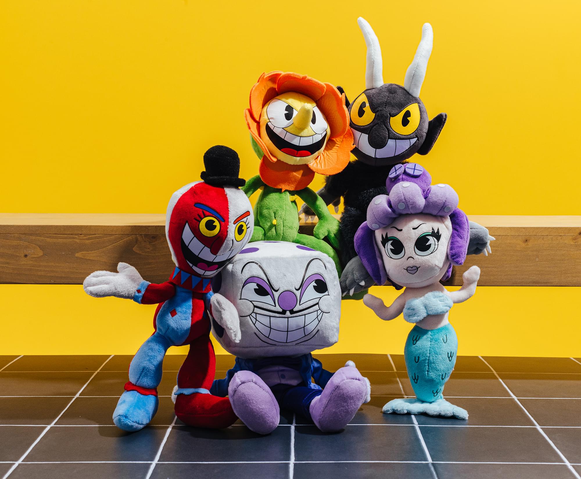 Cuphead 9 Inch Villains Plush Set of 5