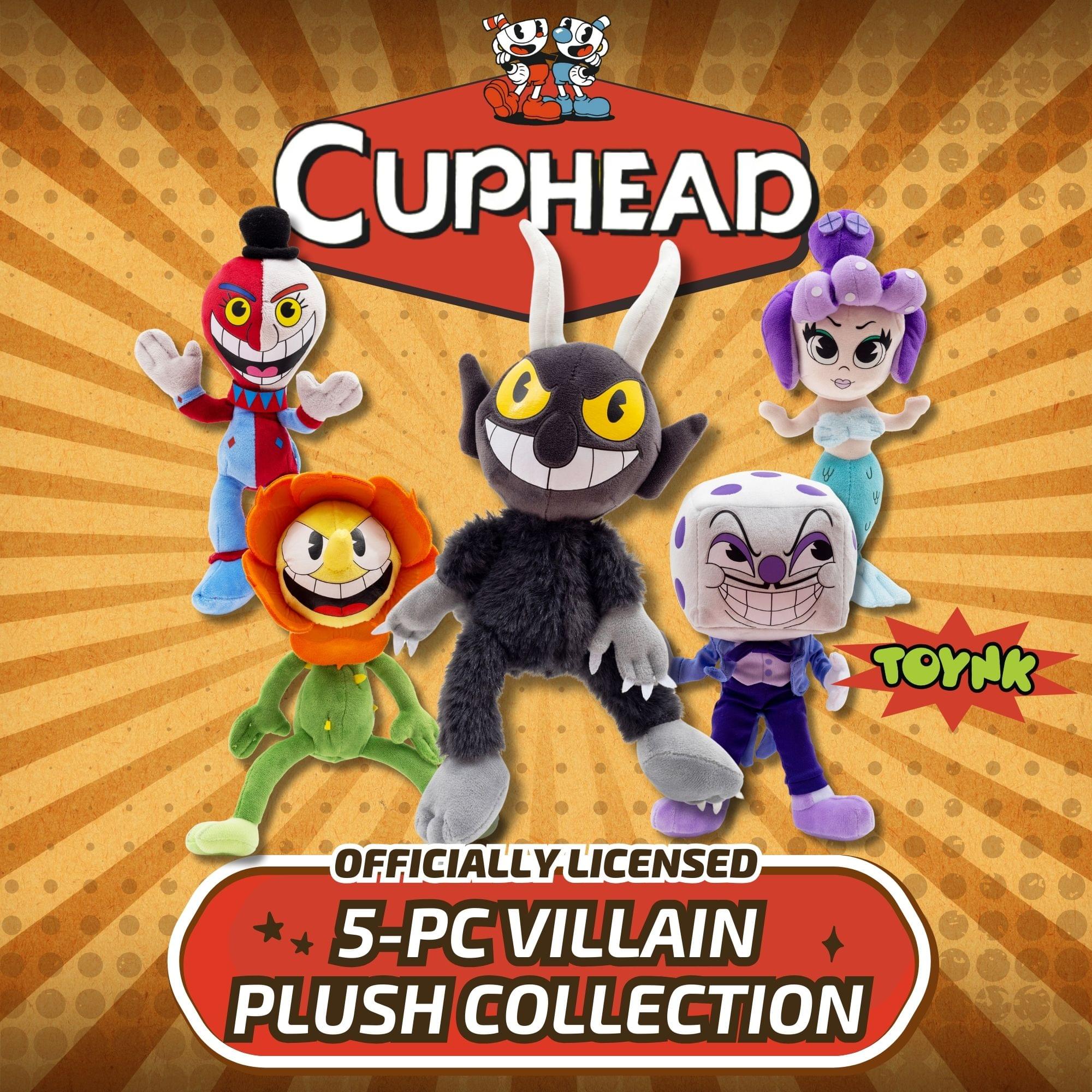 Cuphead 9 Inch Villains Plush Set of 5