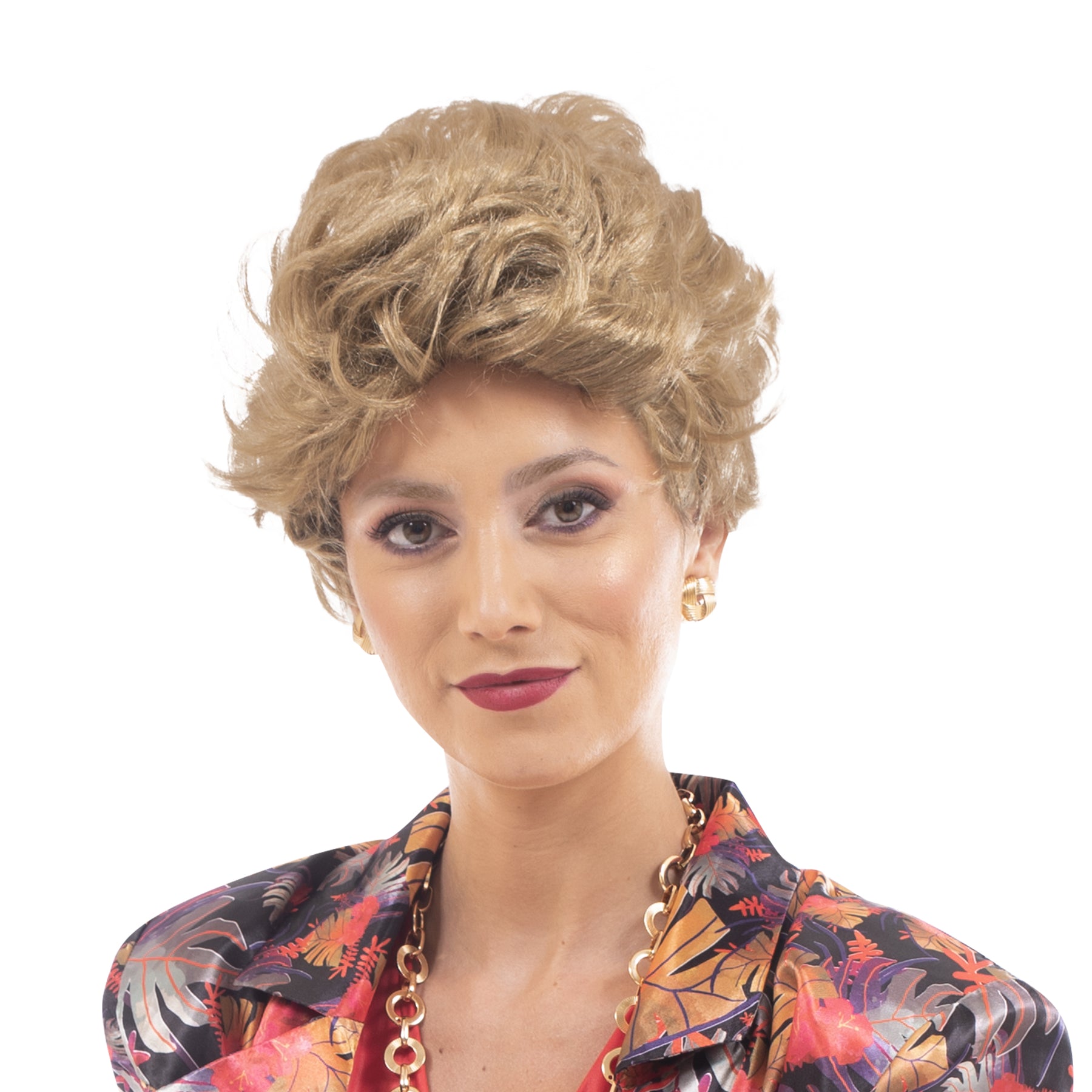 The Golden Girls Officially Licensed Blanche Costume Cosplay Wig