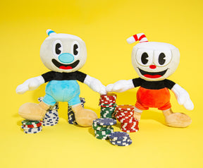 Cuphead 8-Inch Plush Set of 2 | Cuphead and Mugman