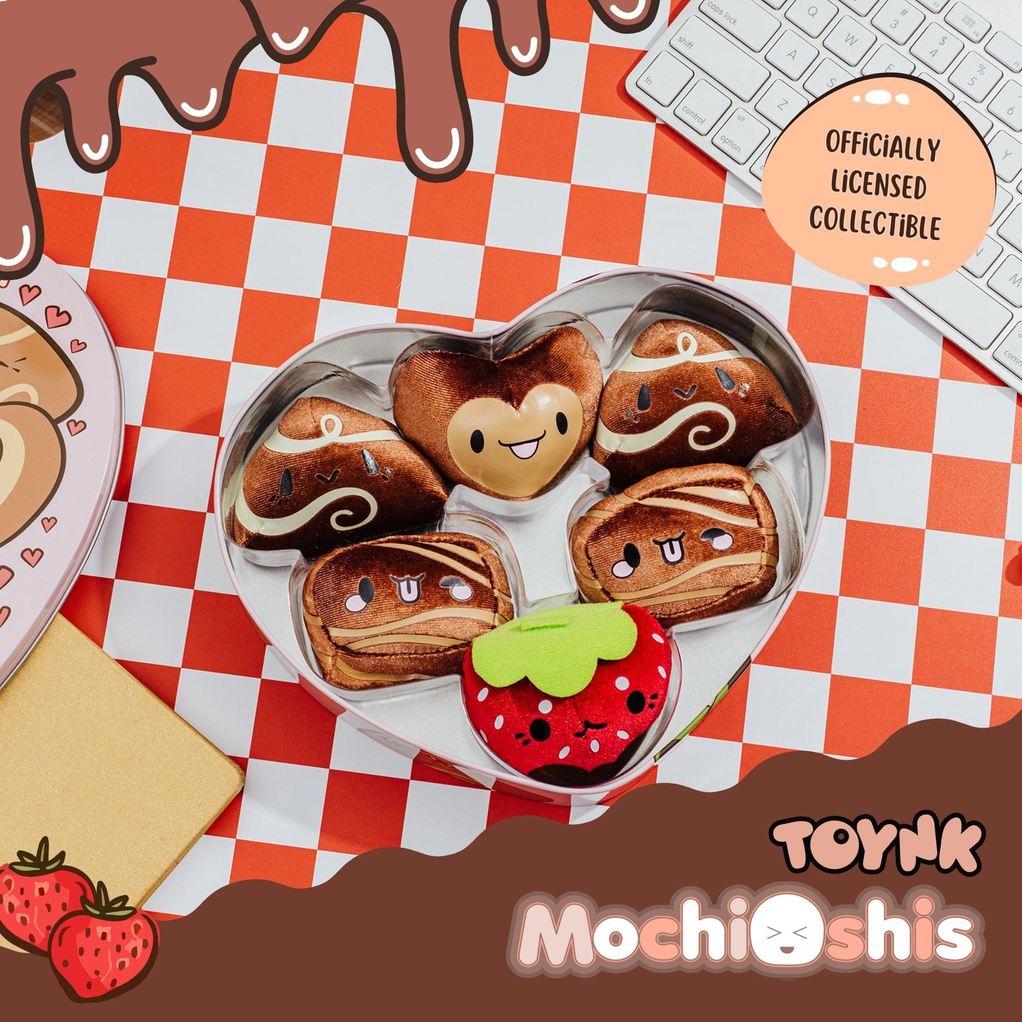 MochiOshis 6-Piece Box Of Chocolates Plush With Storage Tin