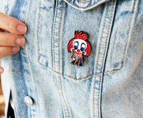 Killer Klowns from Outer Space Rudy Chibi Enamel Pin | Exclusive