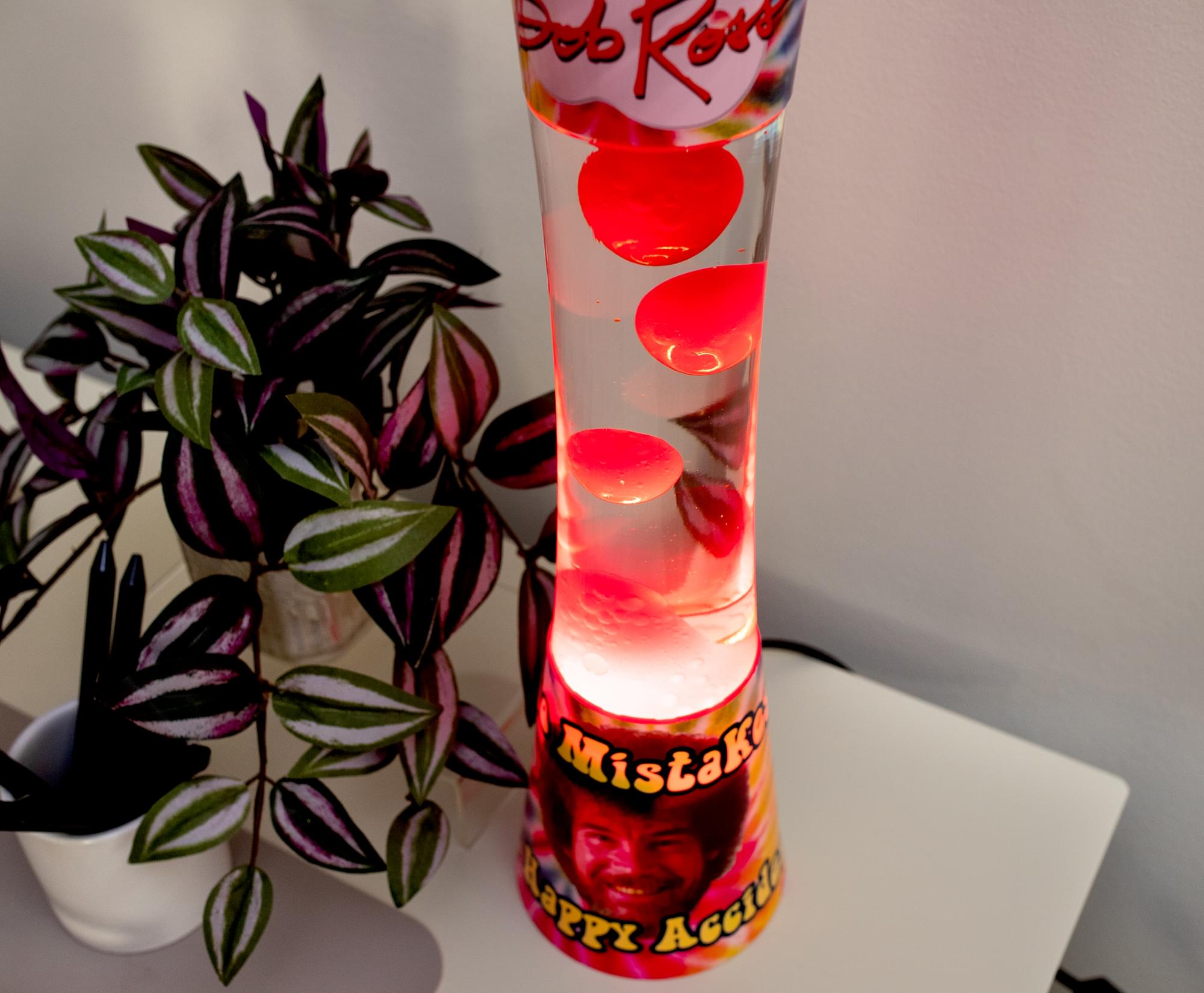 Bob Ross Tie-Dye Motion Mood Light | 16 Inches Tall