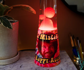 Bob Ross Tie-Dye Motion Mood Light | 16 Inches Tall