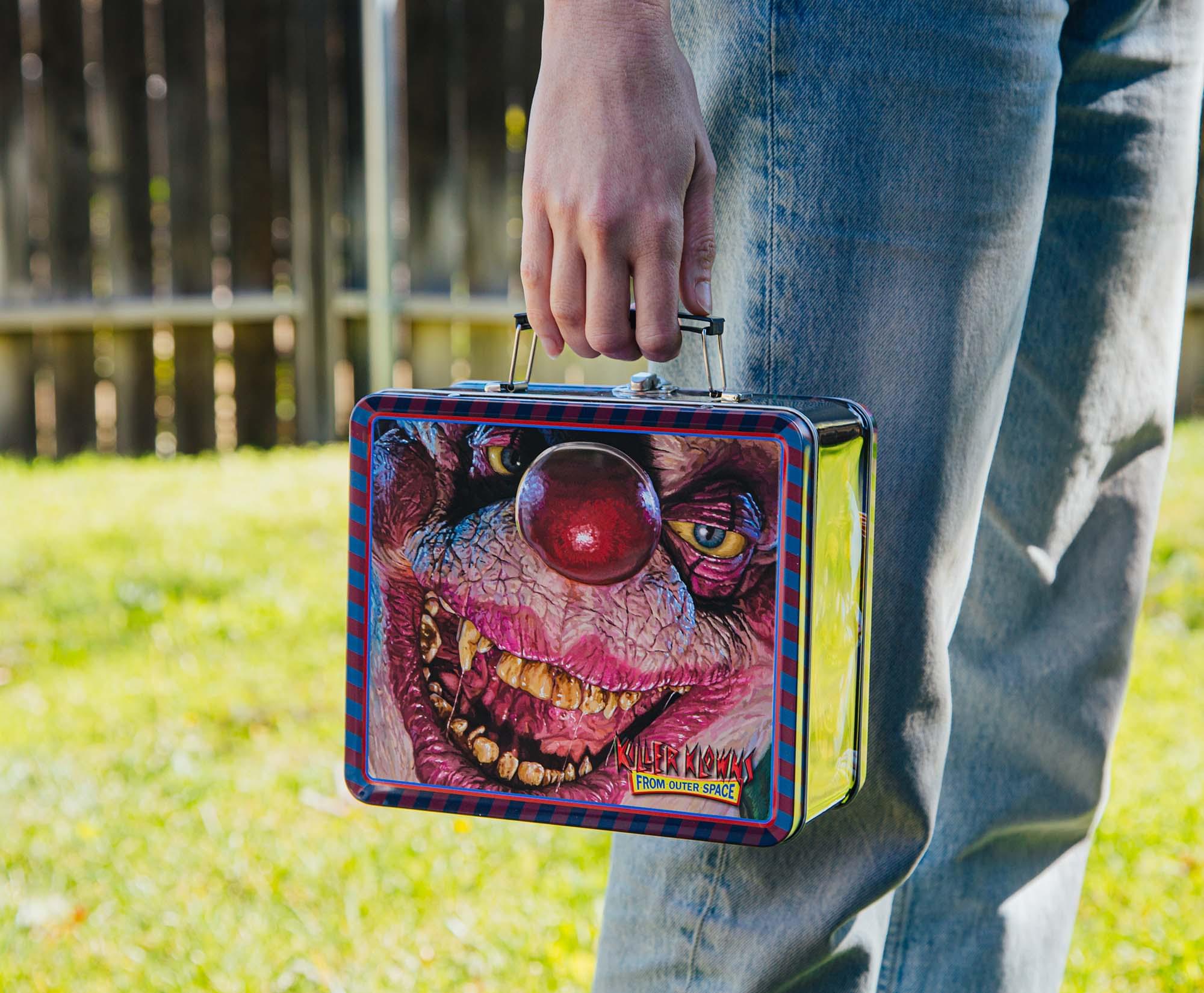 Killer Klowns From Outer Space Metal Tin Lunch Box | Toynk Exclusive
