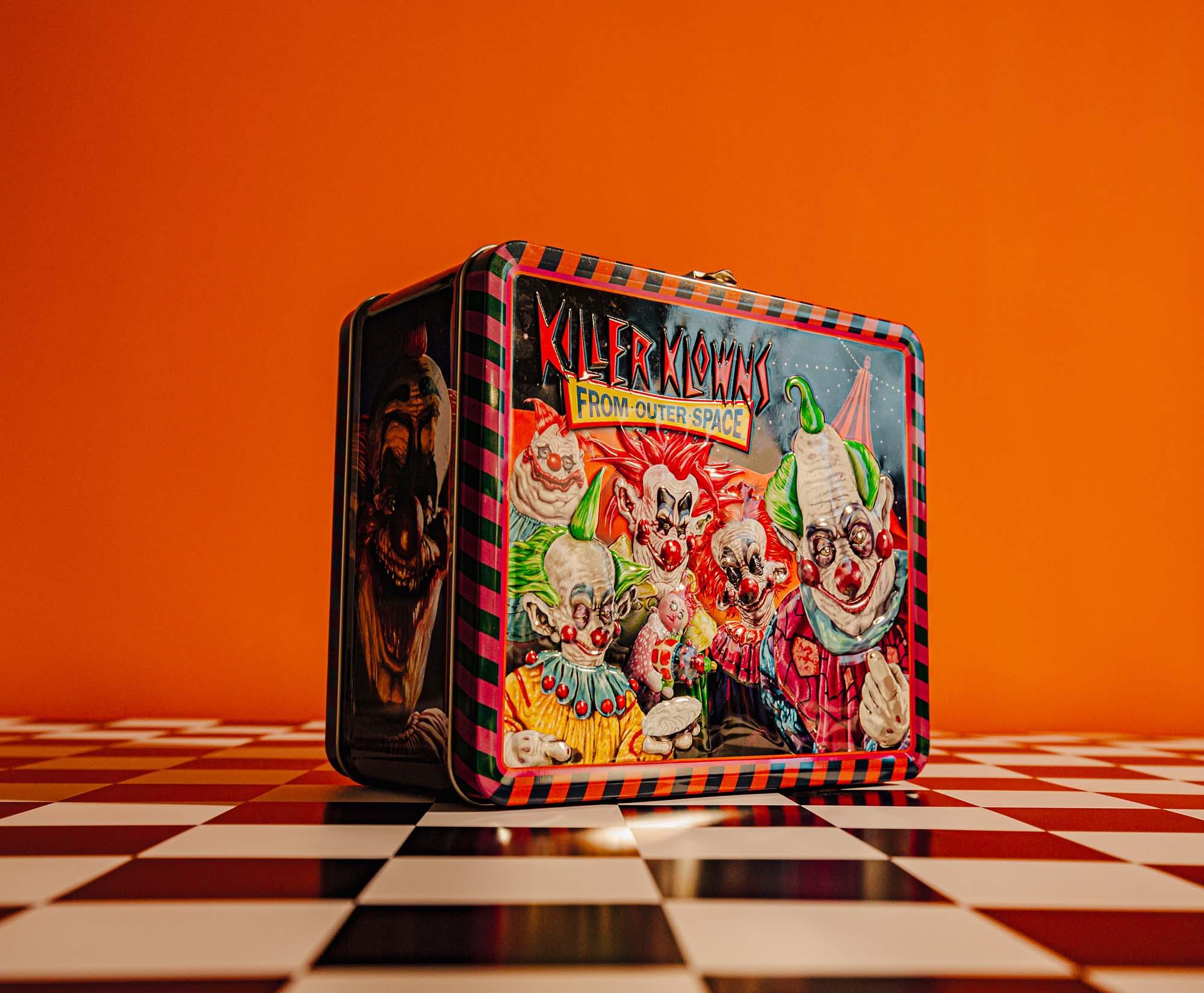 Killer Klowns From Outer Space Metal Tin Lunch Box | Toynk Exclusive