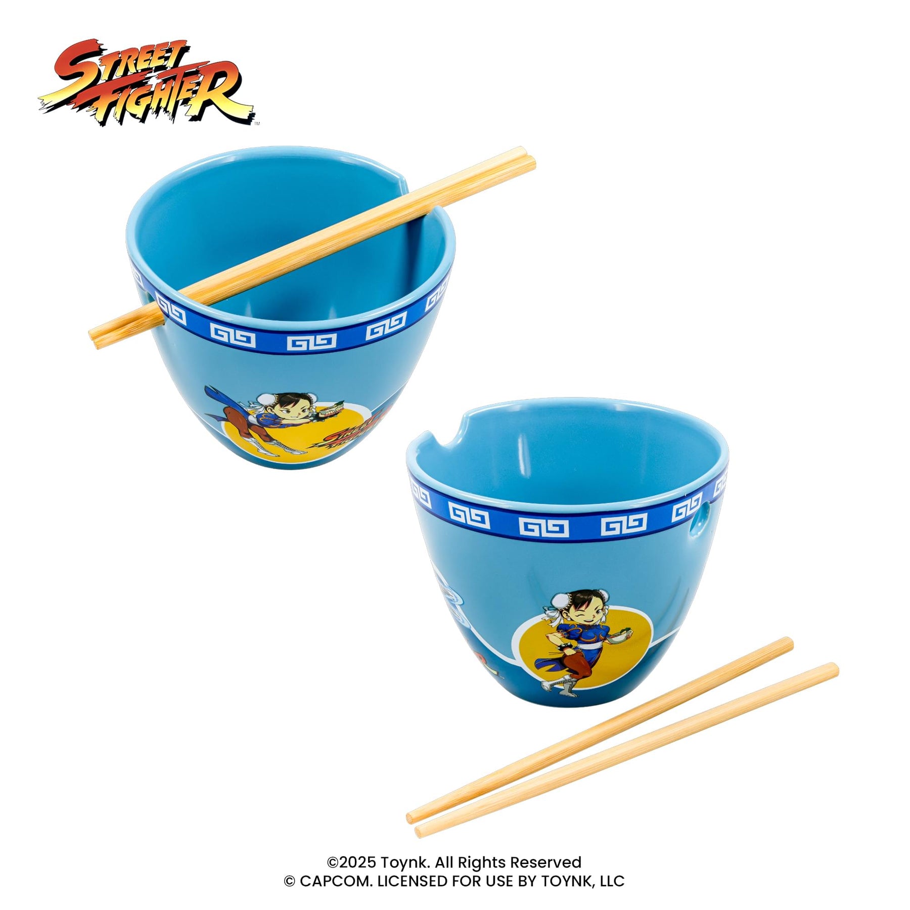 Street Fighter Chun-Li 16-Ounce Ramen Bowl and Chopstick Set