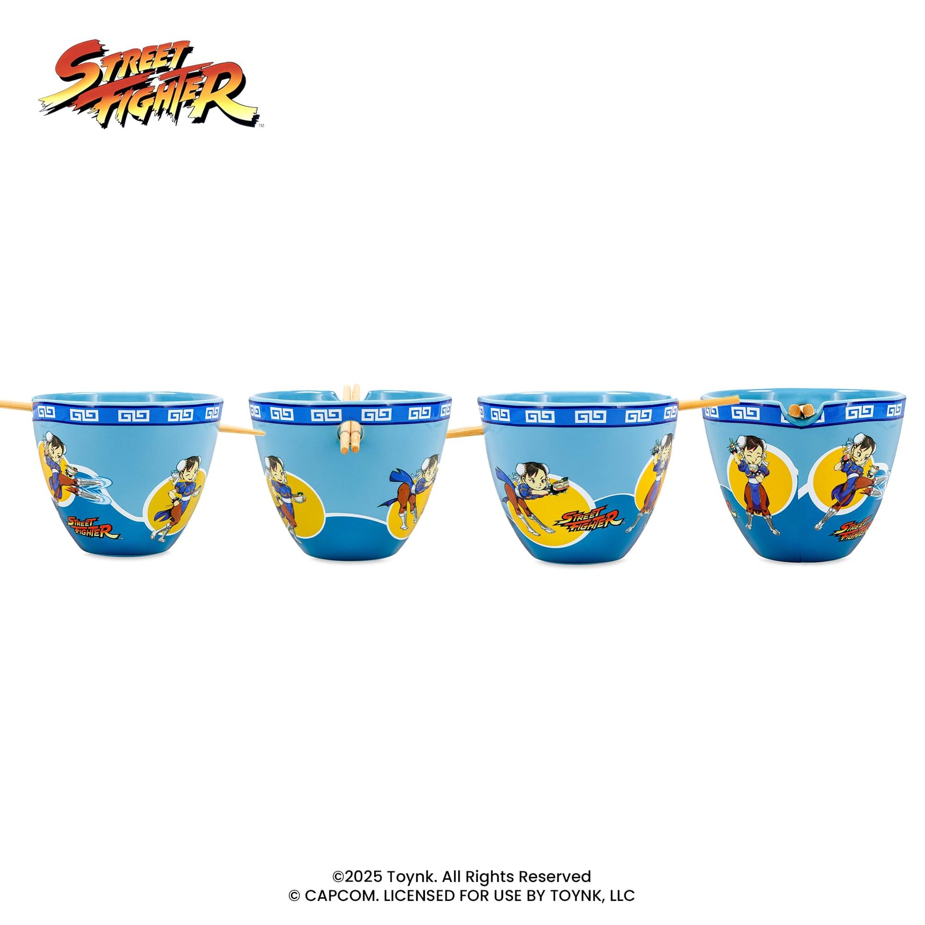 Street Fighter Chun-Li 16-Ounce Ramen Bowl and Chopstick Set