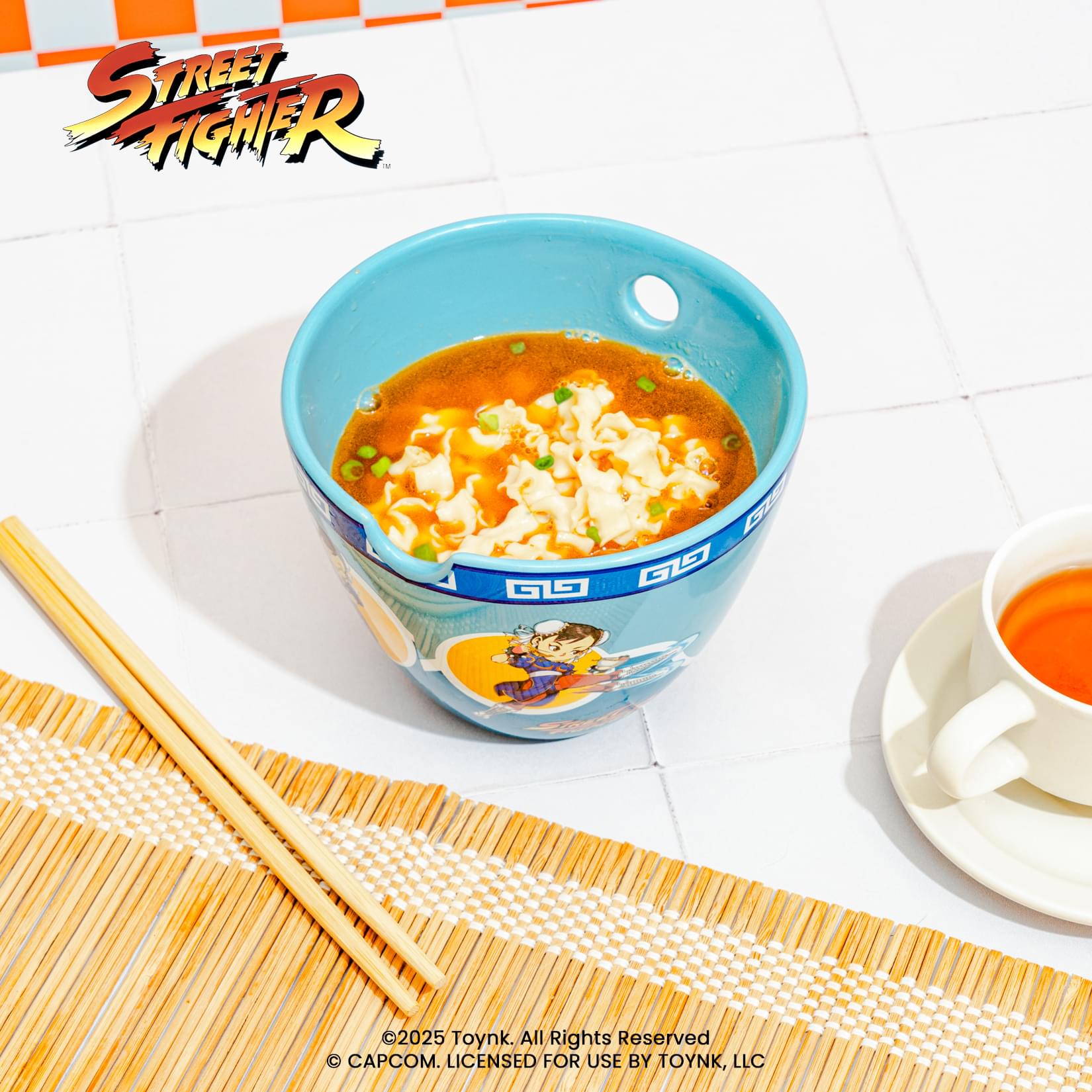 Street Fighter Chun-Li 16-Ounce Ramen Bowl and Chopstick Set