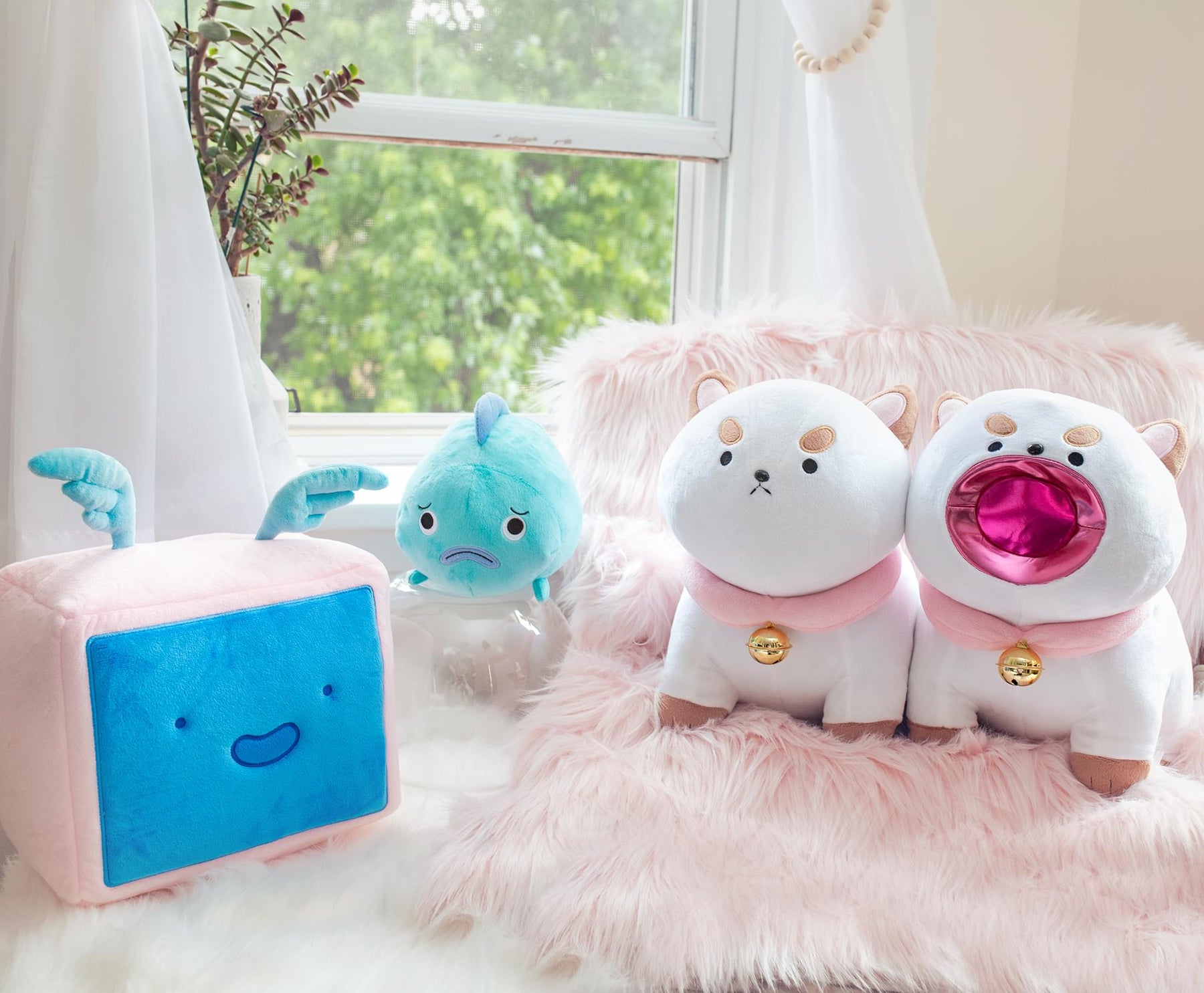 Bee and PuppyCat 16-Inch Collector Plush Toy | Laser Mouth PuppyCat