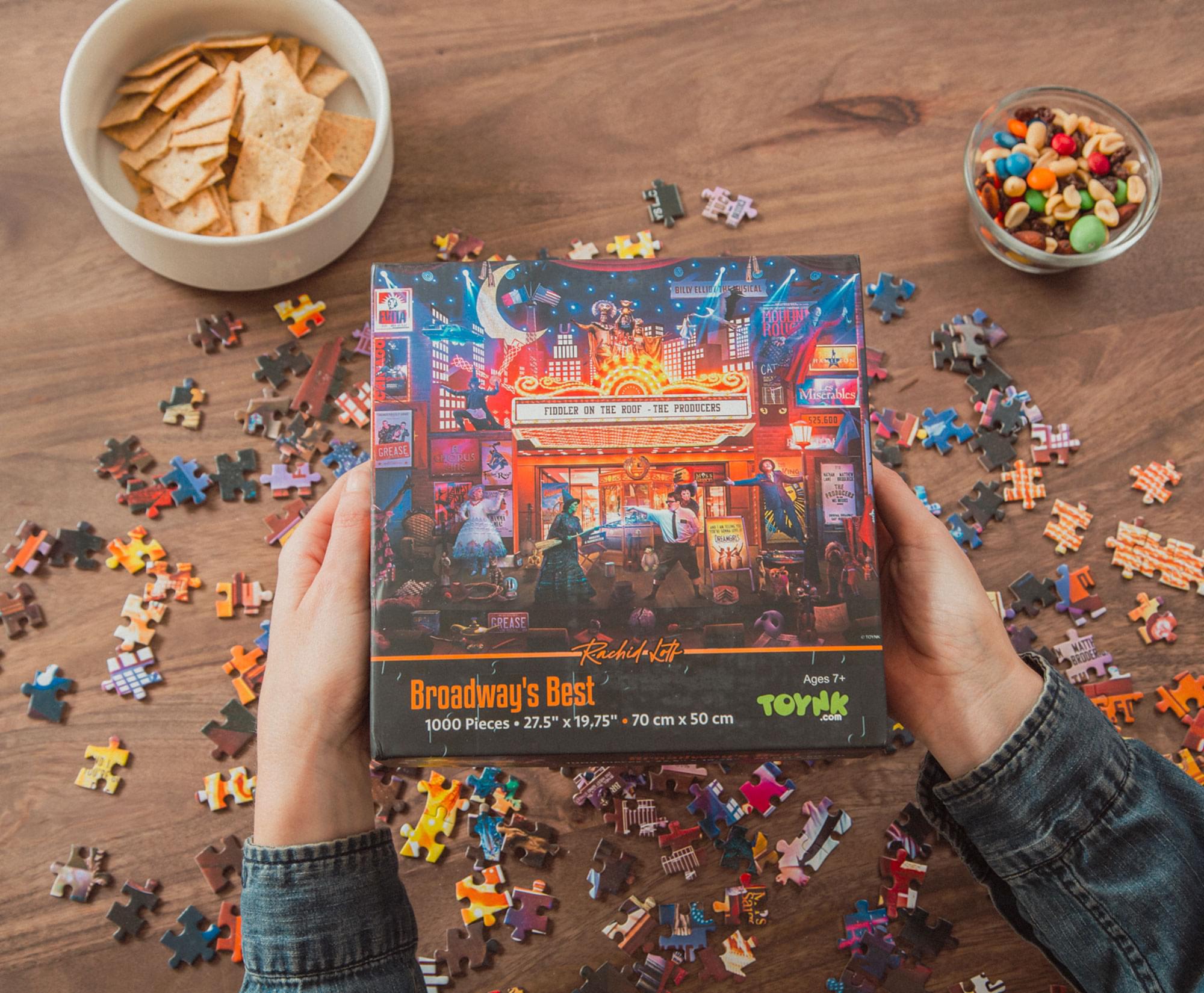 Broadway's Best 1000-Piece Jigsaw Puzzle By Rachid Lotf | Toynk Exclusive