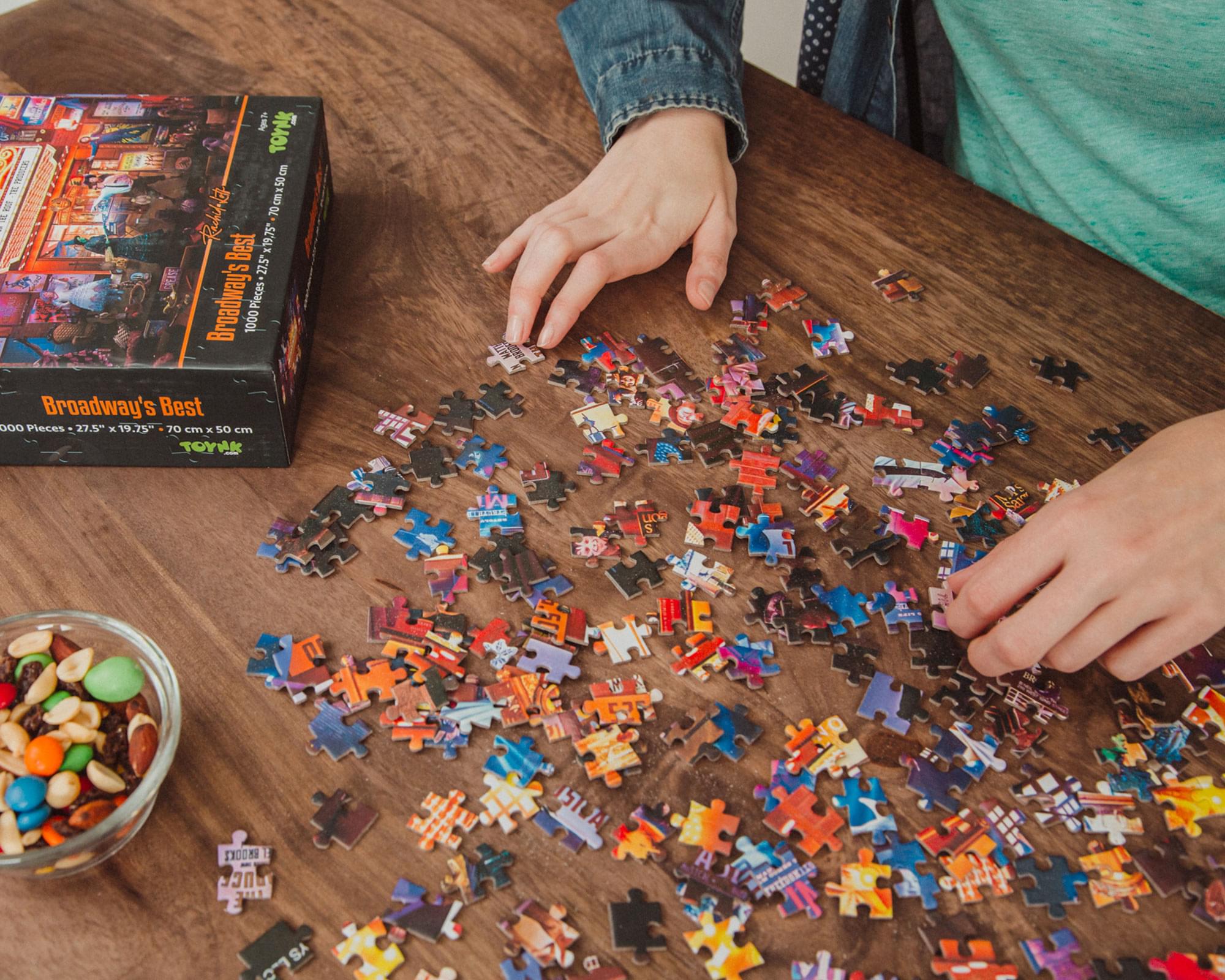 Broadway's Best 1000-Piece Jigsaw Puzzle By Rachid Lotf | Toynk Exclusive