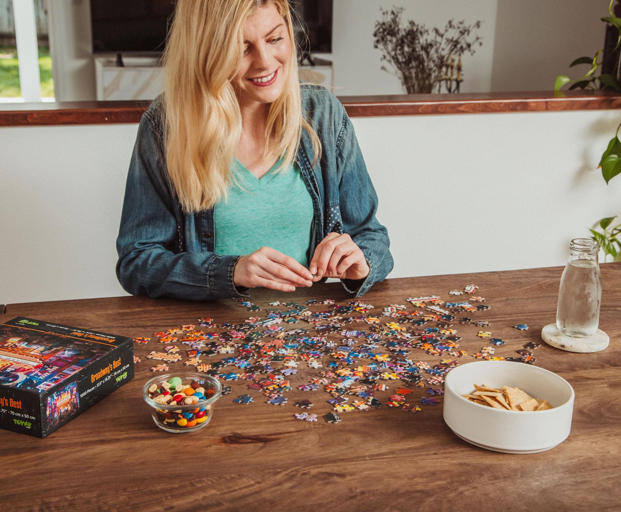 Broadway's Best 1000-Piece Jigsaw Puzzle By Rachid Lotf | Toynk Exclusive