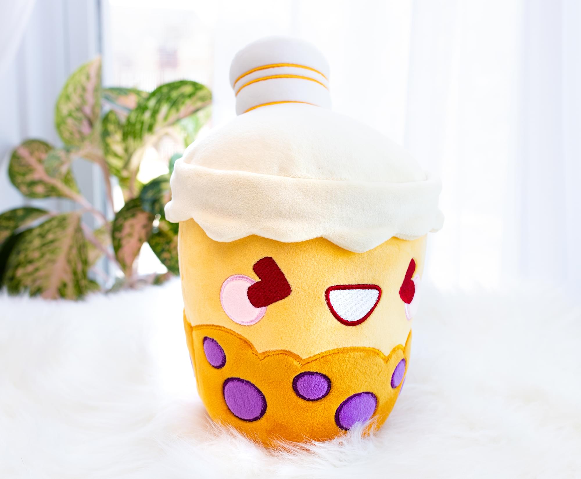 MochiOshis Boba Tea 10-Inch Character Plush Toy | Mizuki Tapioshi