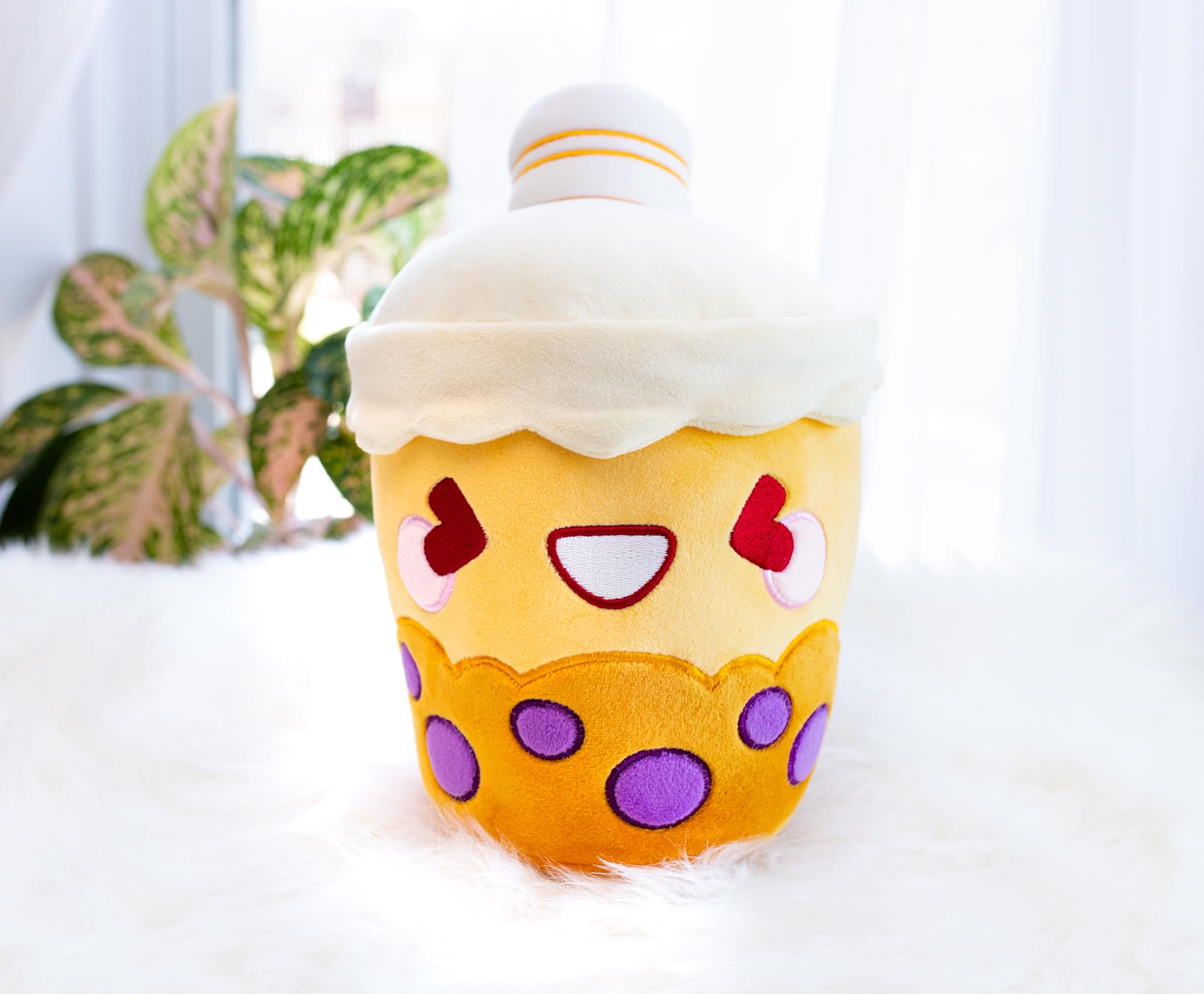 MochiOshis Boba Tea 10-Inch Character Plush Toy | Mizuki Tapioshi