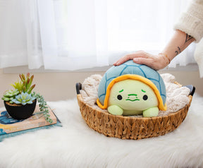MochiOshis Turtle 12-Inch Character Plush Toy | Jinba Osoioshi