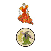 Dragon's Lair Dirk and Daphne 2-Piece Enamel Pin Set | SDCC 2023 Exclusive