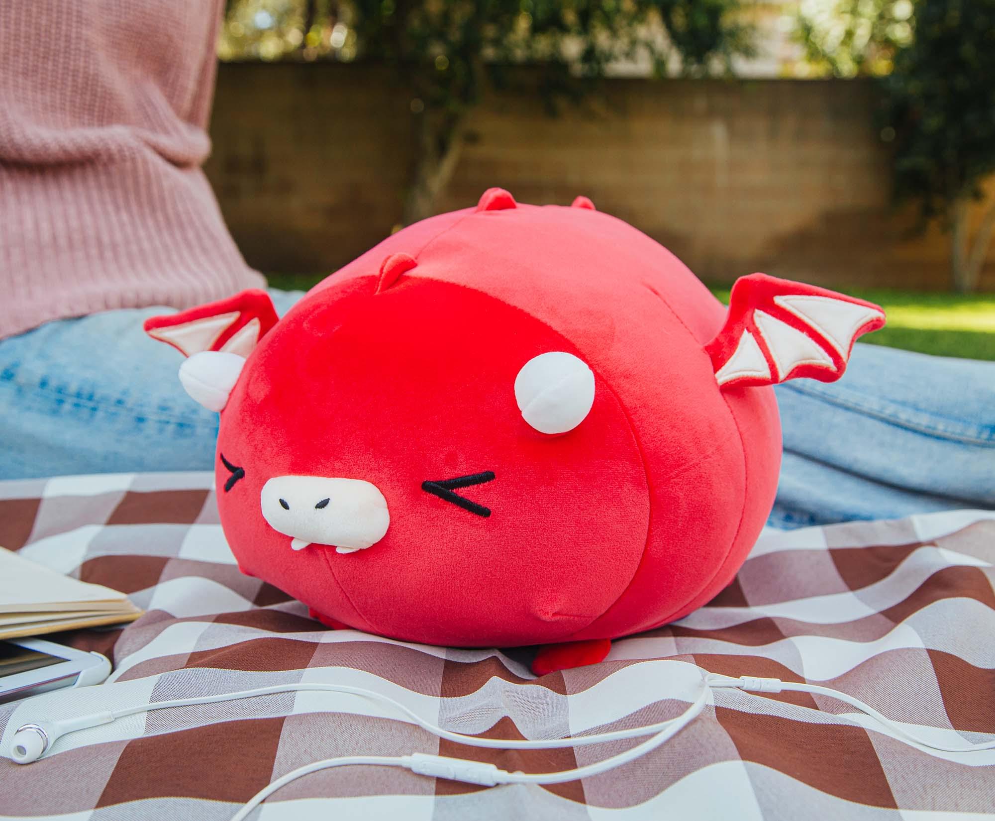 MochiOshis Red Dragon 12-Inch Character Plush Toy | Fujinobu Firoshi