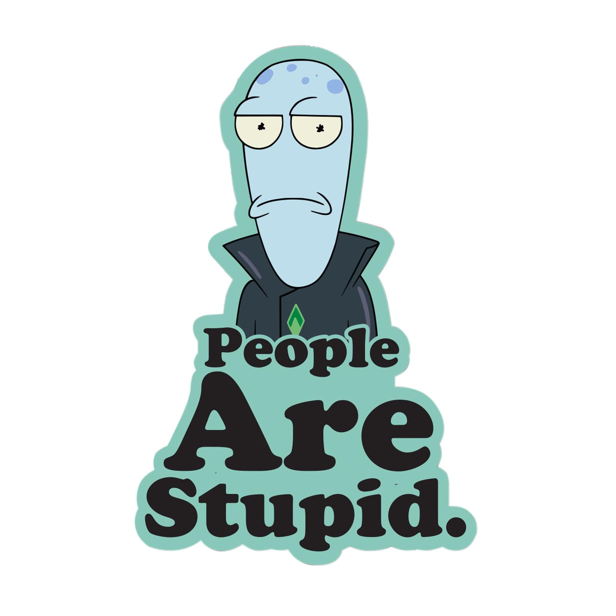 Solar Opposites Korvo "People Are Stupid" Enamel Pin | SDCC 2023 Exclusive