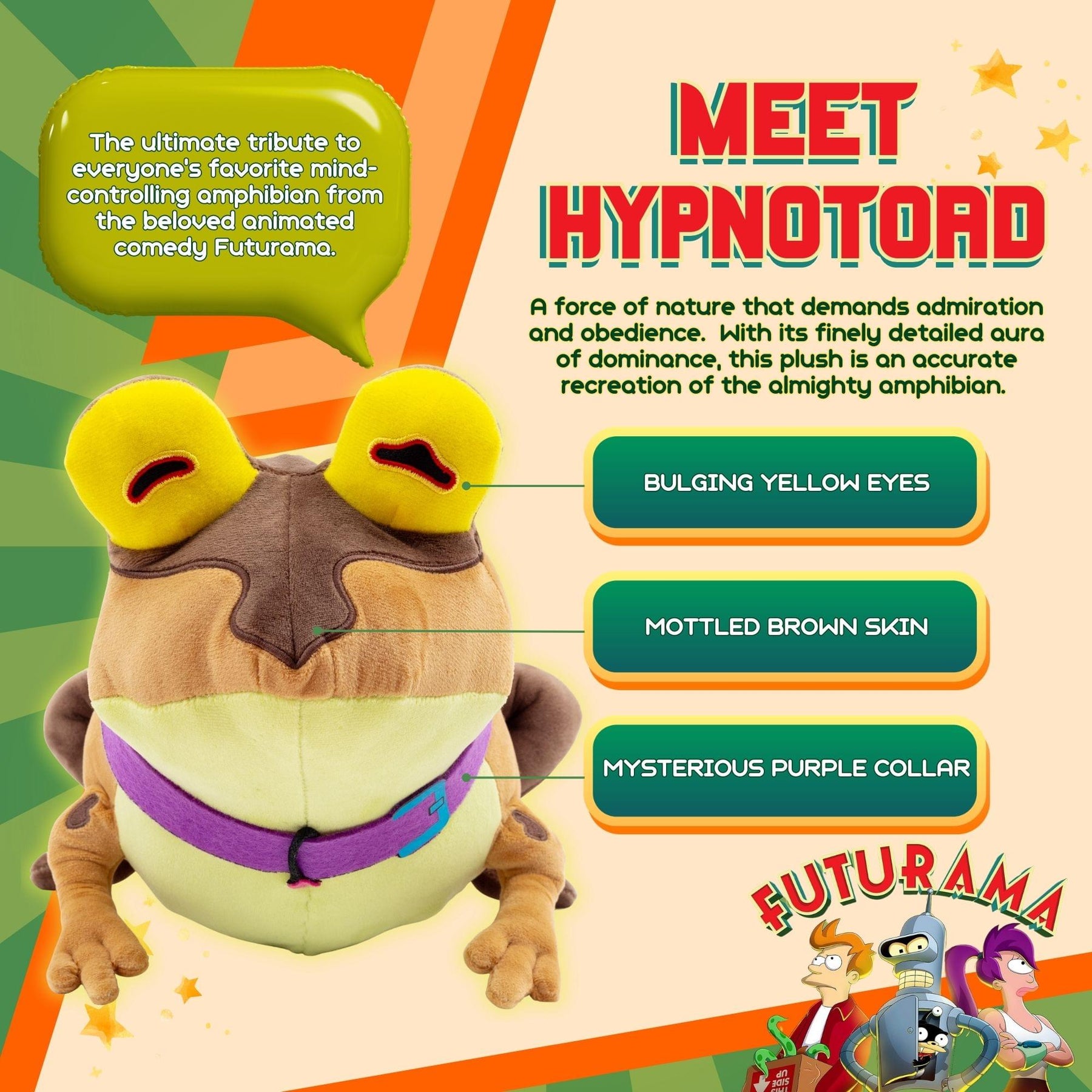 Futurama Hypnotoad 9-Inch Plush