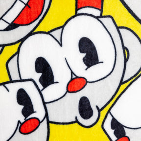Cuphead Expressions Fleece Throw Blanket | 45 x 60 Inches