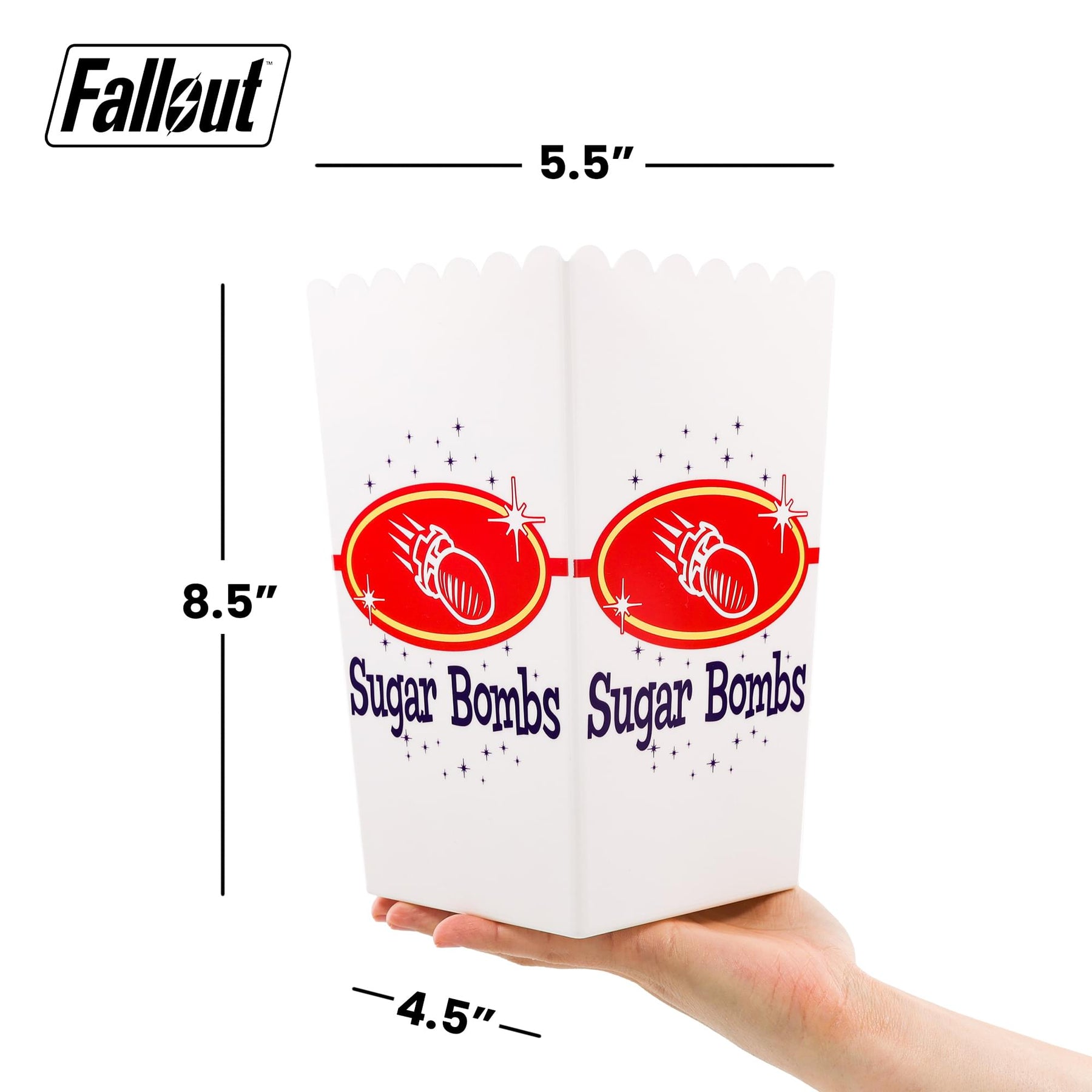 Fallout Sugar Bombs Popcorn Storage Bucket | Set Of 2