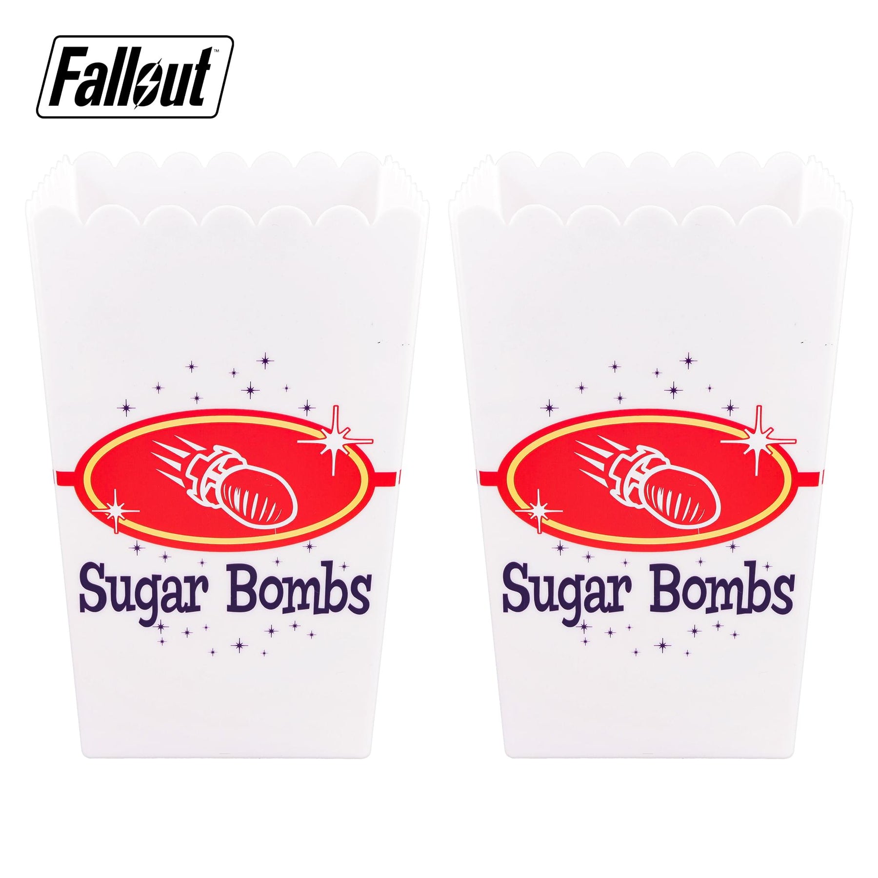Fallout Sugar Bombs Popcorn Storage Bucket | Set Of 2