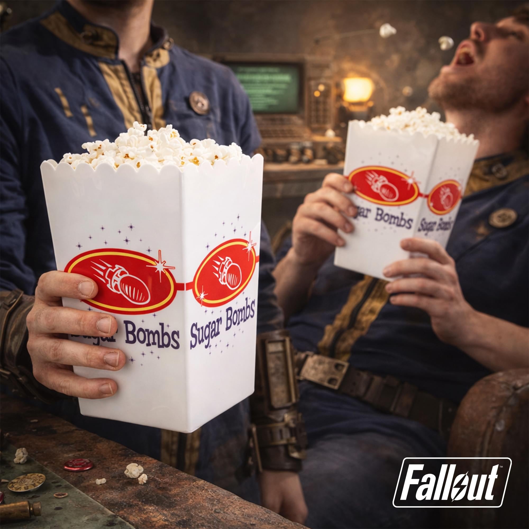 Fallout Sugar Bombs Popcorn Storage Bucket | Set Of 2
