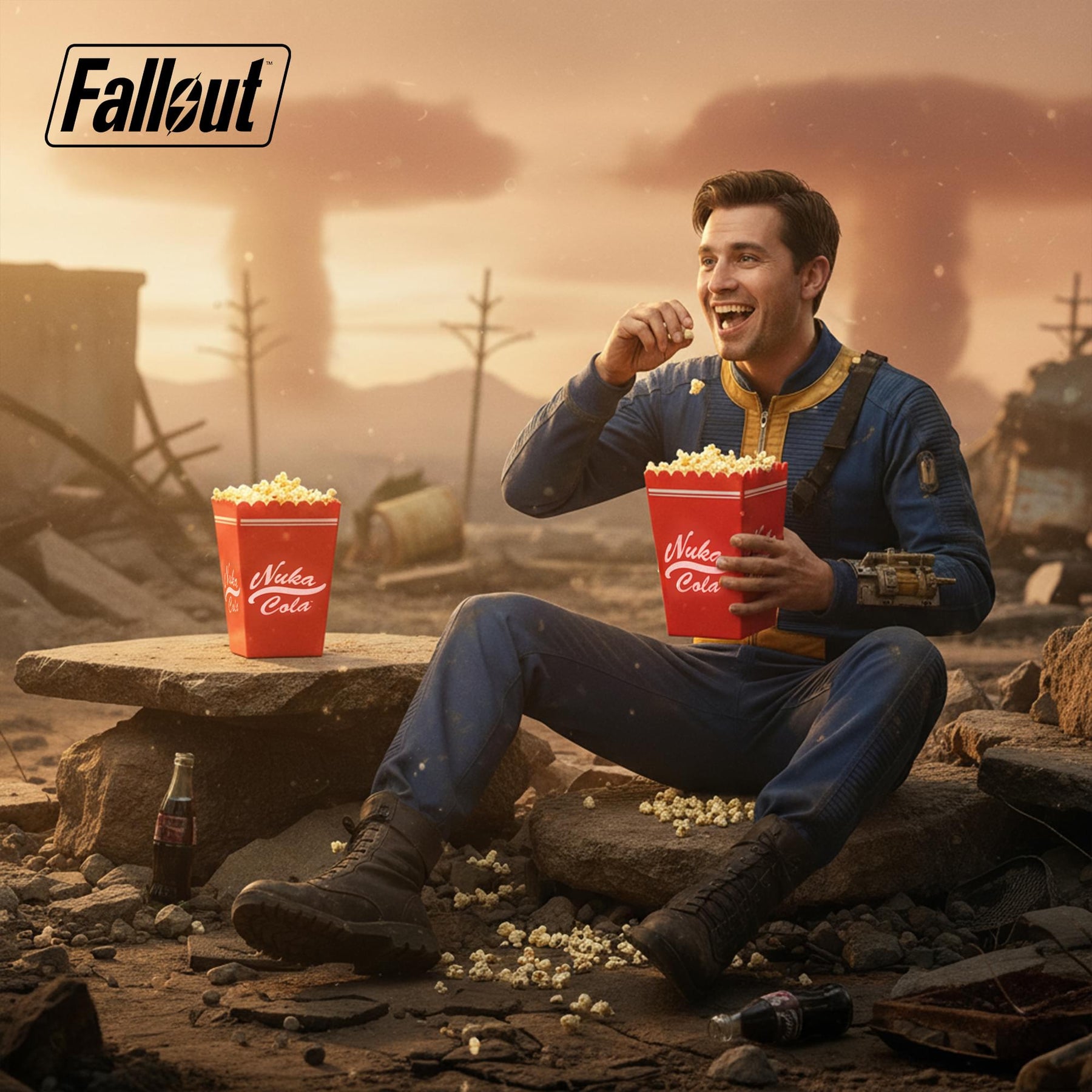 Fallout Nuka-Cola Popcorn Storage Bucket | Set Of 2