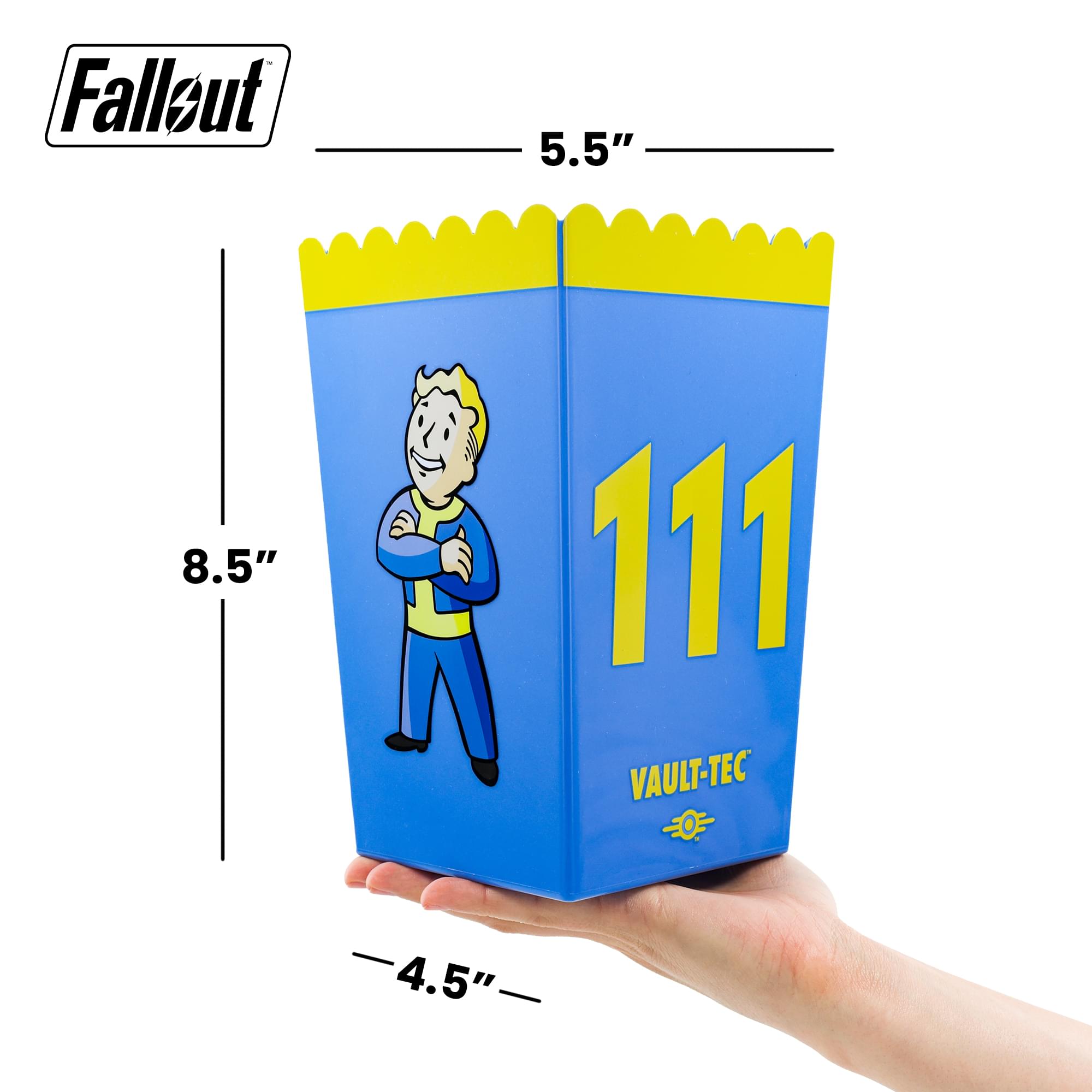 Fallout Vault Boy Popcorn Bucket | Holds 3 Liters