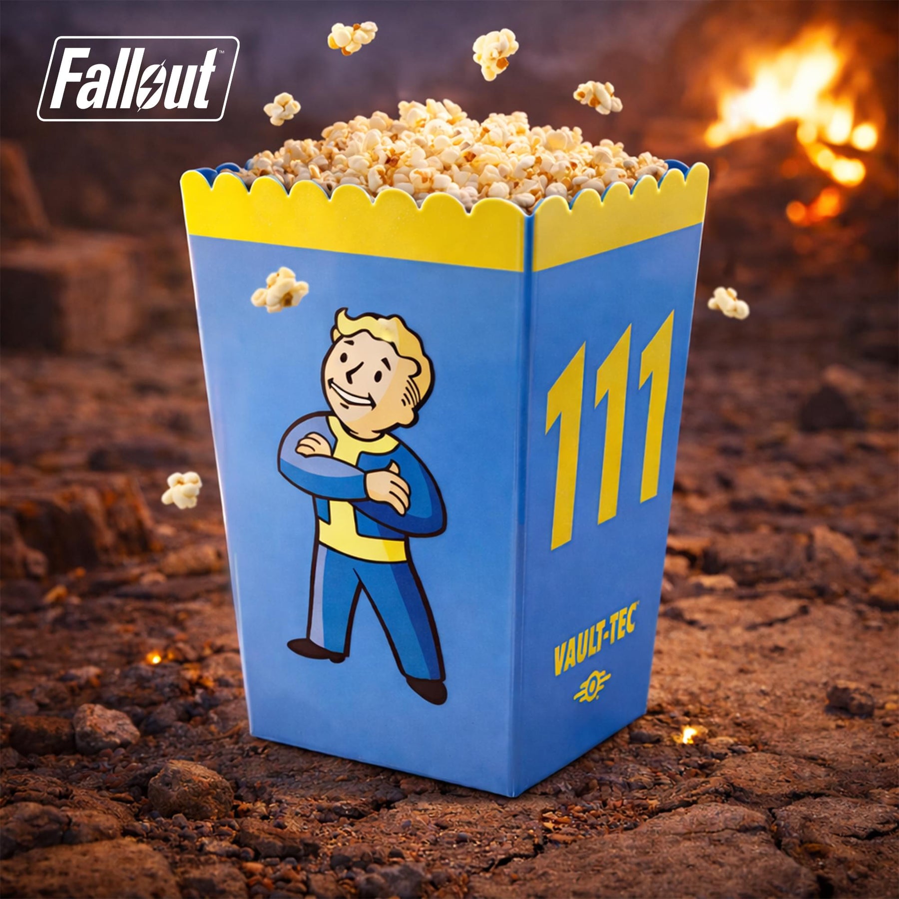 Fallout Vault Boy Popcorn Bucket | Holds 3 Liters