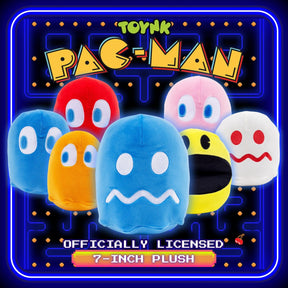 Pac-Man Vulnerable Blue Ghost 7-Inch Plush