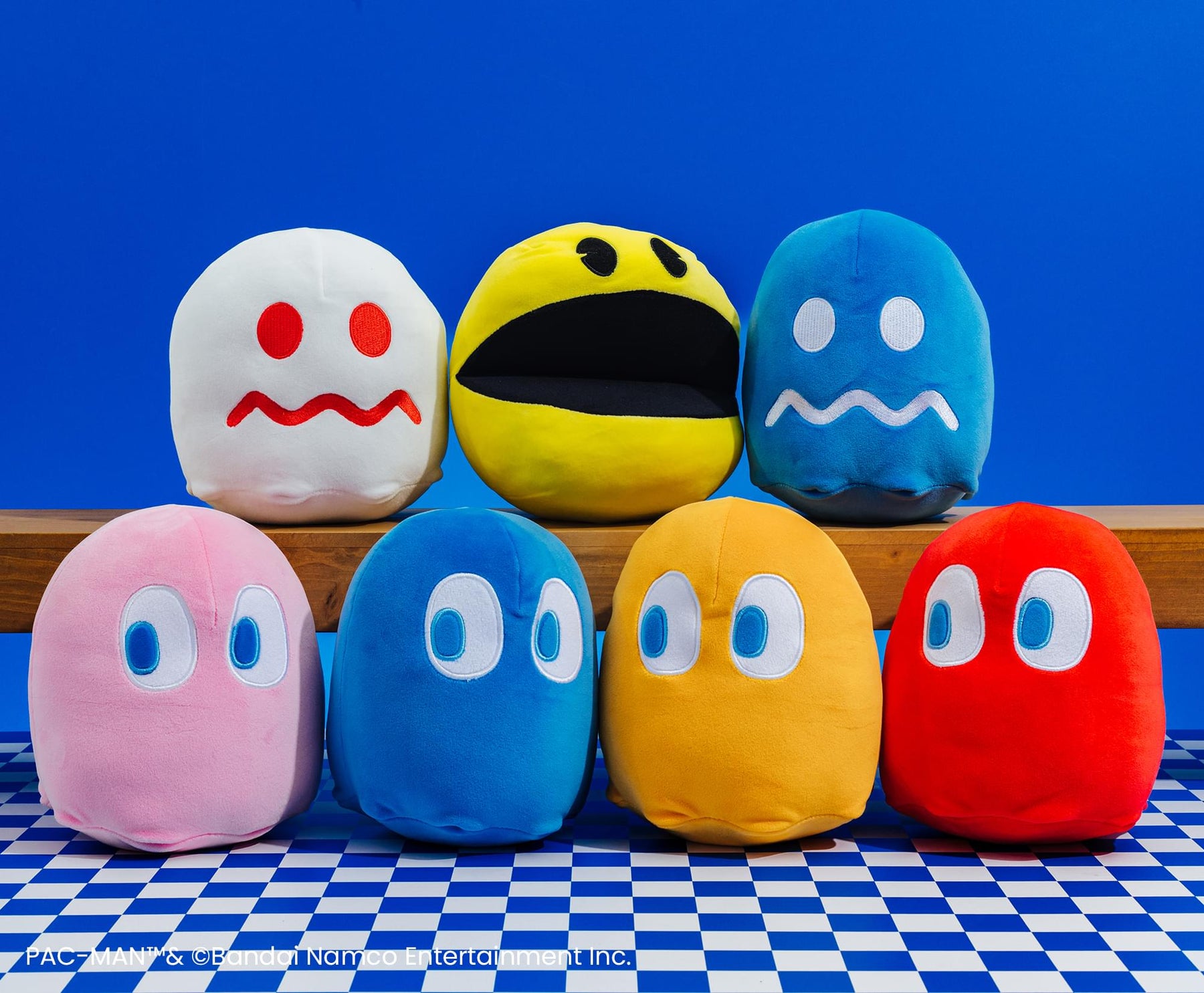 【新品・未開封】PAC-MAN GHOST FRGMT PLUSH SET PAC-MAN Strap GHOST FRGMT PLUSH SET 7.5x5.5cm/2.95x2.16