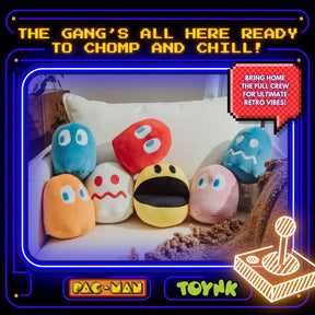 Pac-Man Vulnerable White Ghost 7-Inch Plush