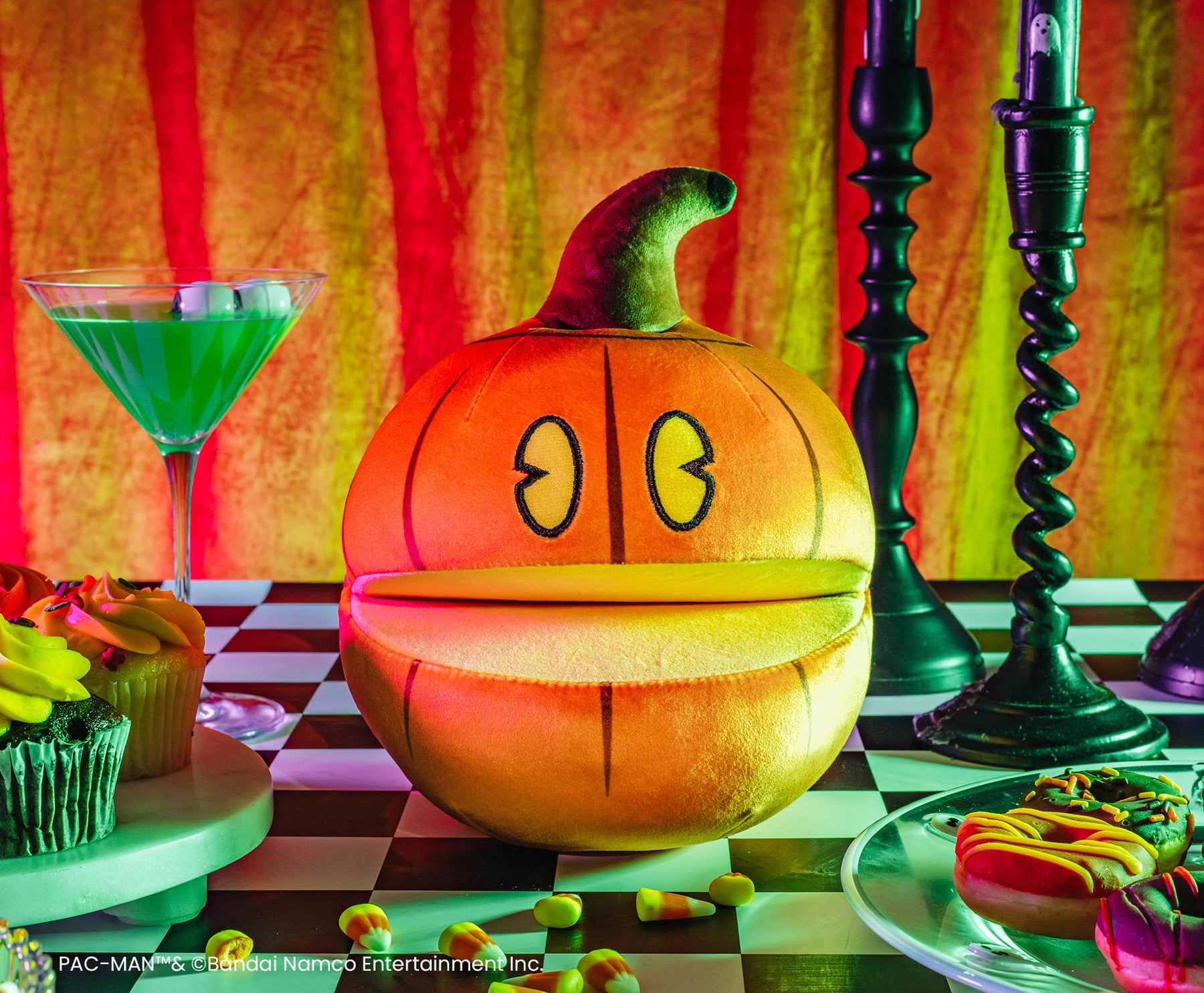 PAC-MAN PUMPKIN PAC-MAN 7-Inch Collector Plush
