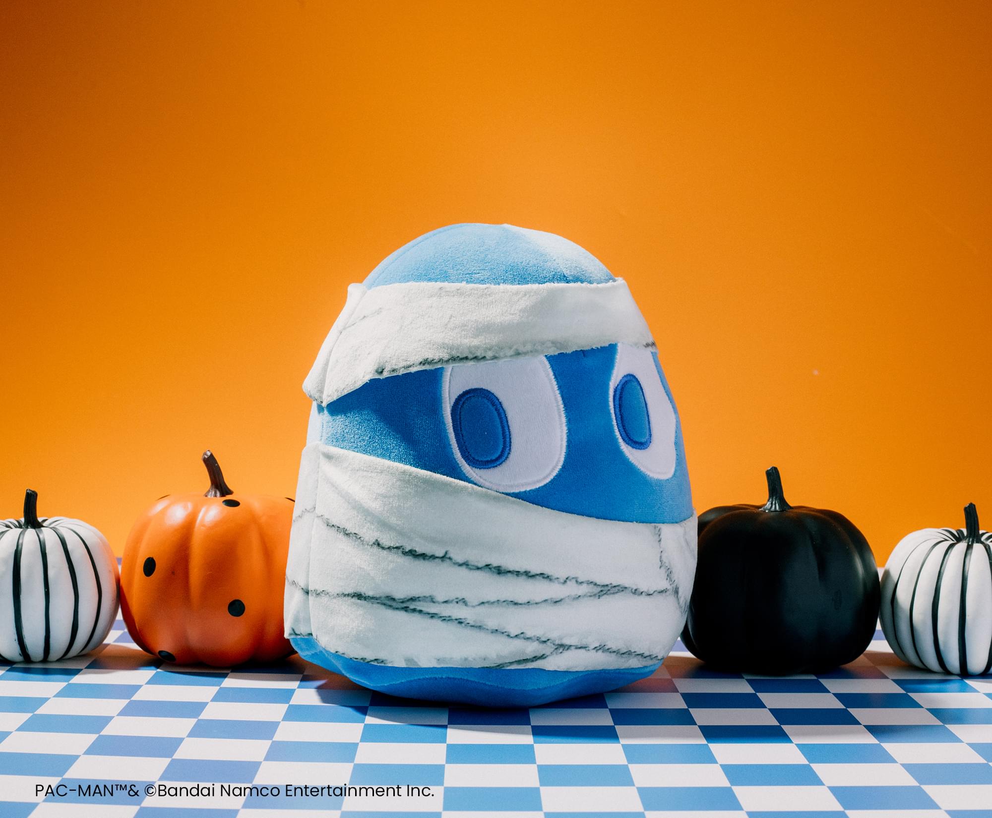 PAC-MAN Halloween MUMMY INKY 7-Inch Collector Plush