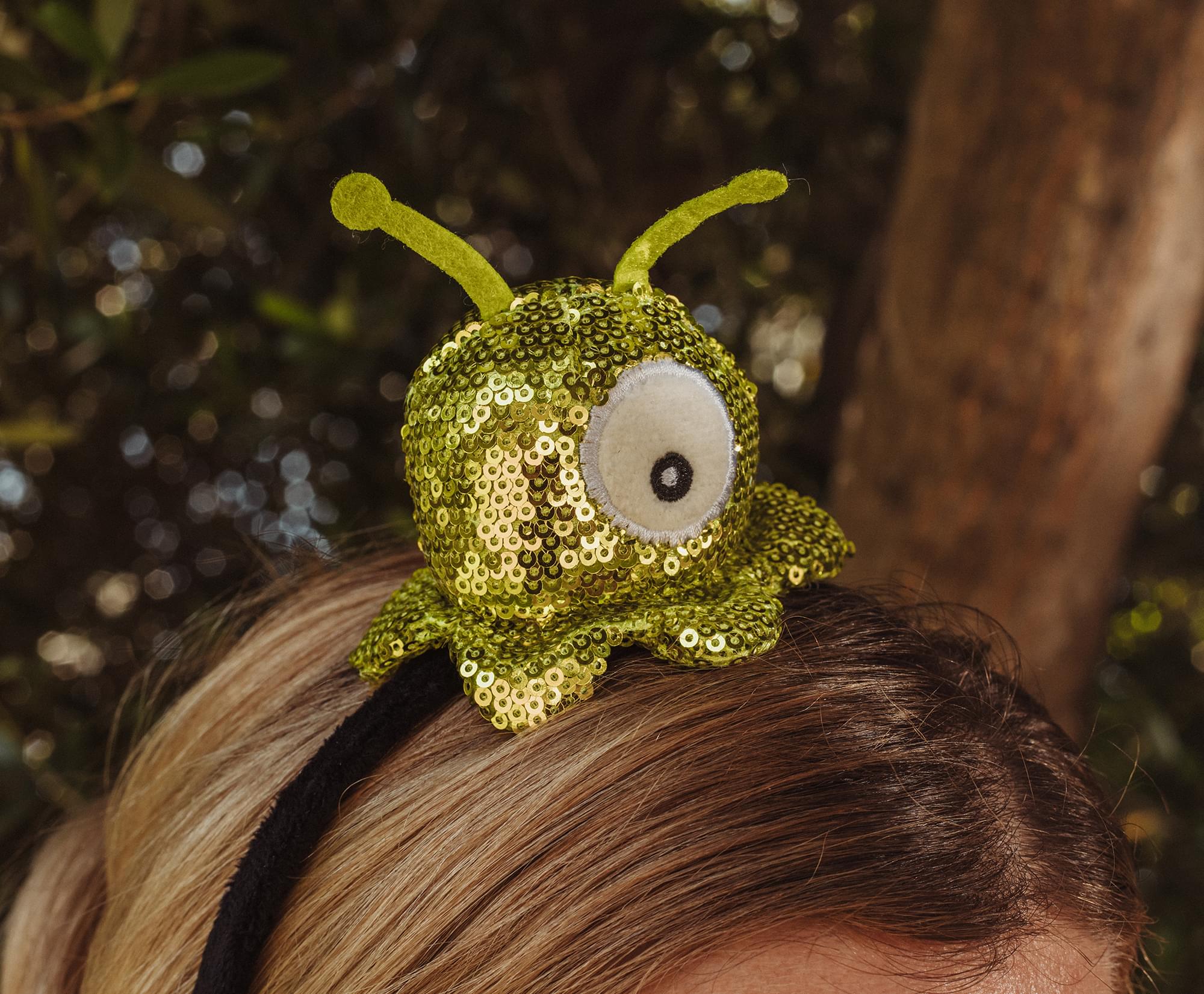 Futurama Brain Slug Sparkle Plush Headband