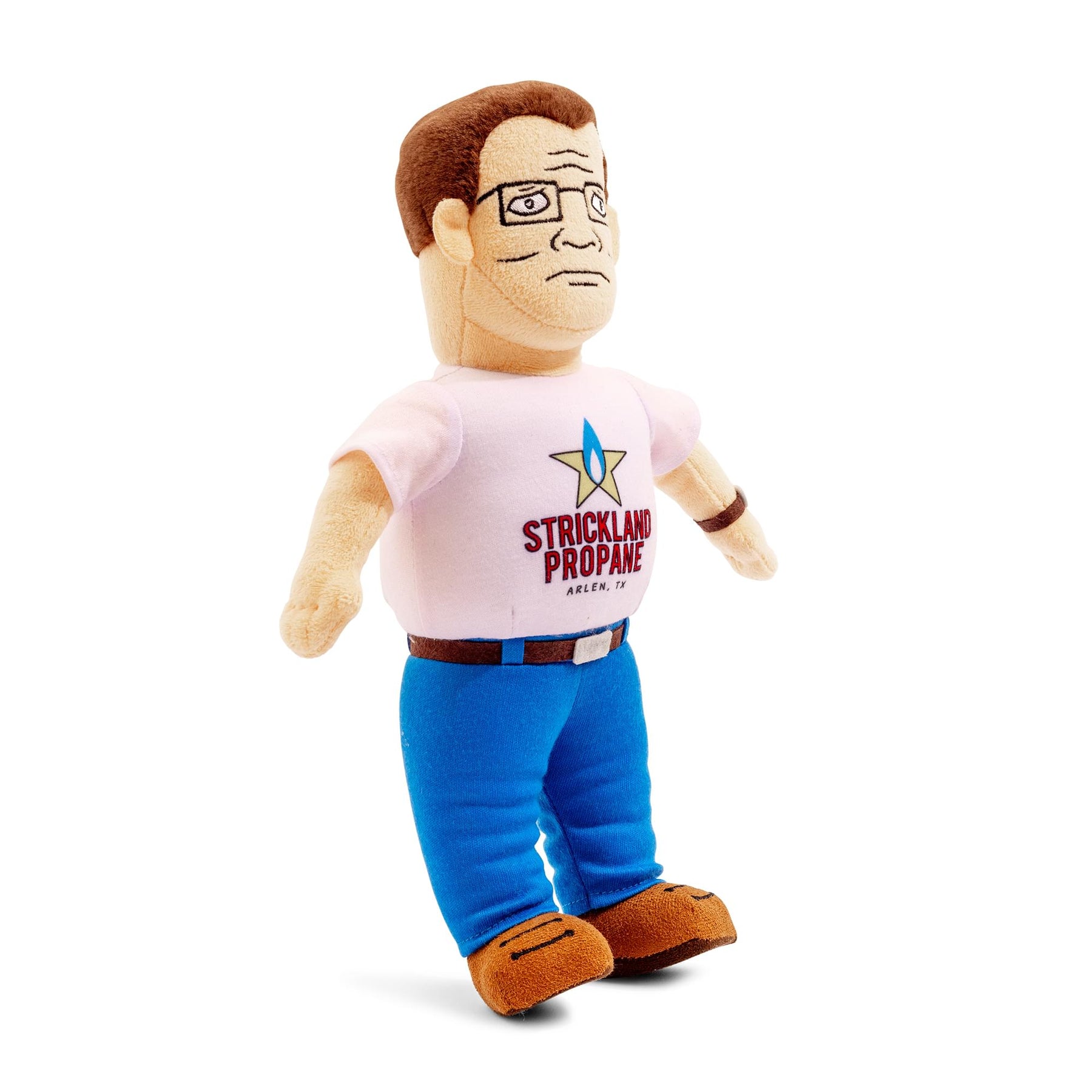 King Of The Hill Hank Hill Propane Logo Tee 12-Inch Plush