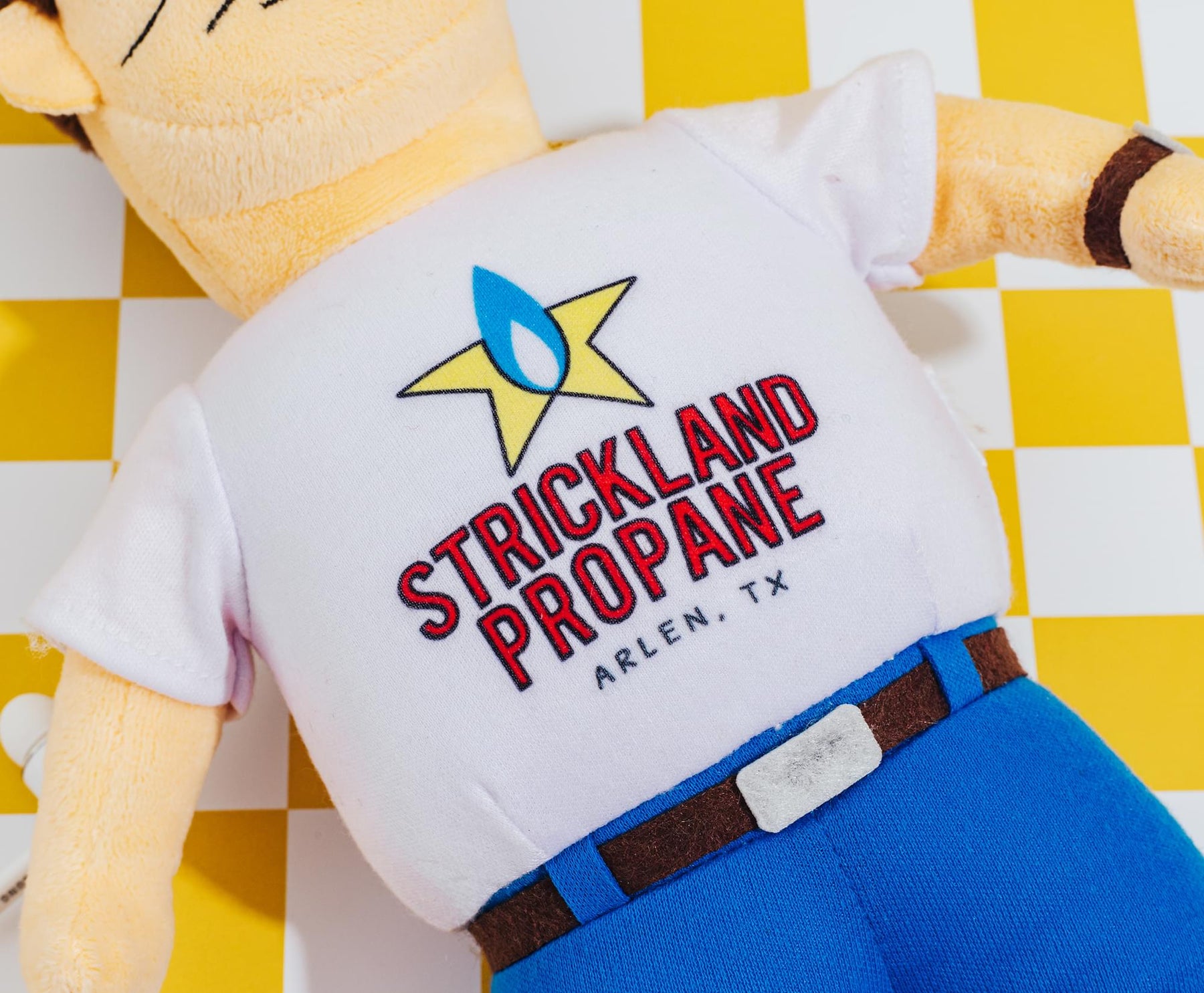 King Of The Hill Hank Hill Propane Logo Tee 12-Inch Plush