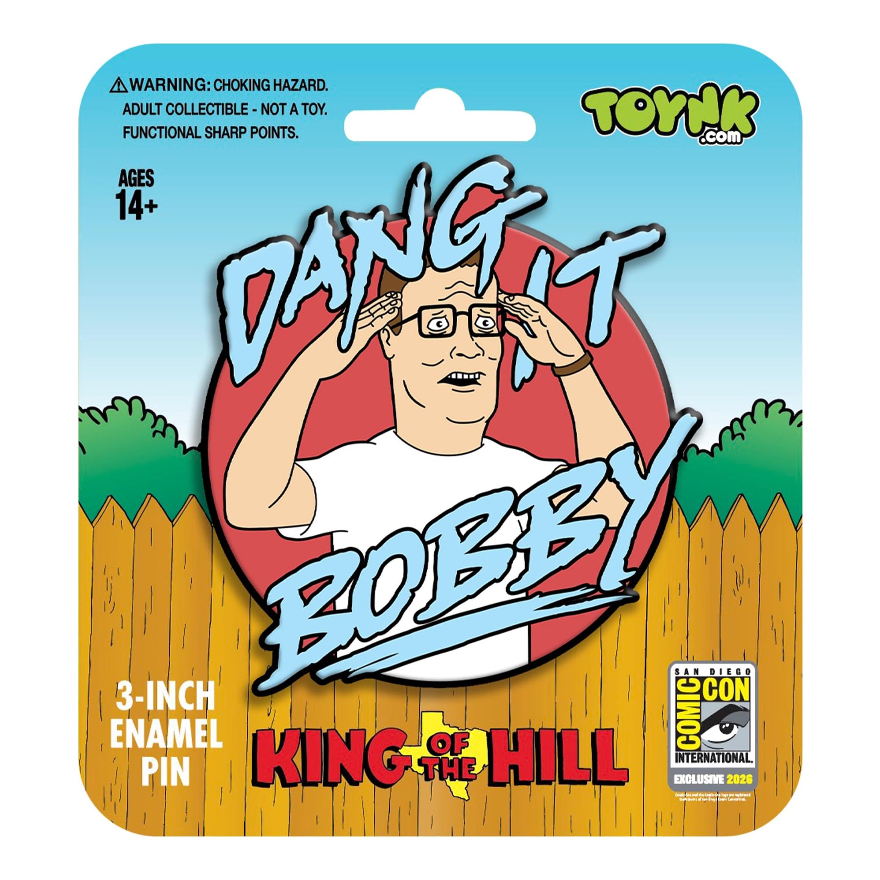 King Of The Hill "Dang It Bobby" 3-Inch Mega Enamel Pin