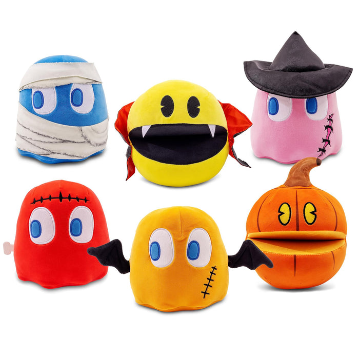 PAC-MAN Halloween 7-Inch Collector Plush Set