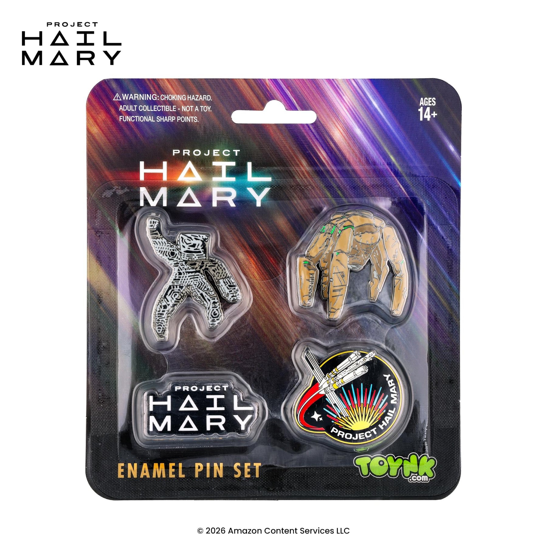 Project Hail Mary 4-Piece Enamel Pin Set