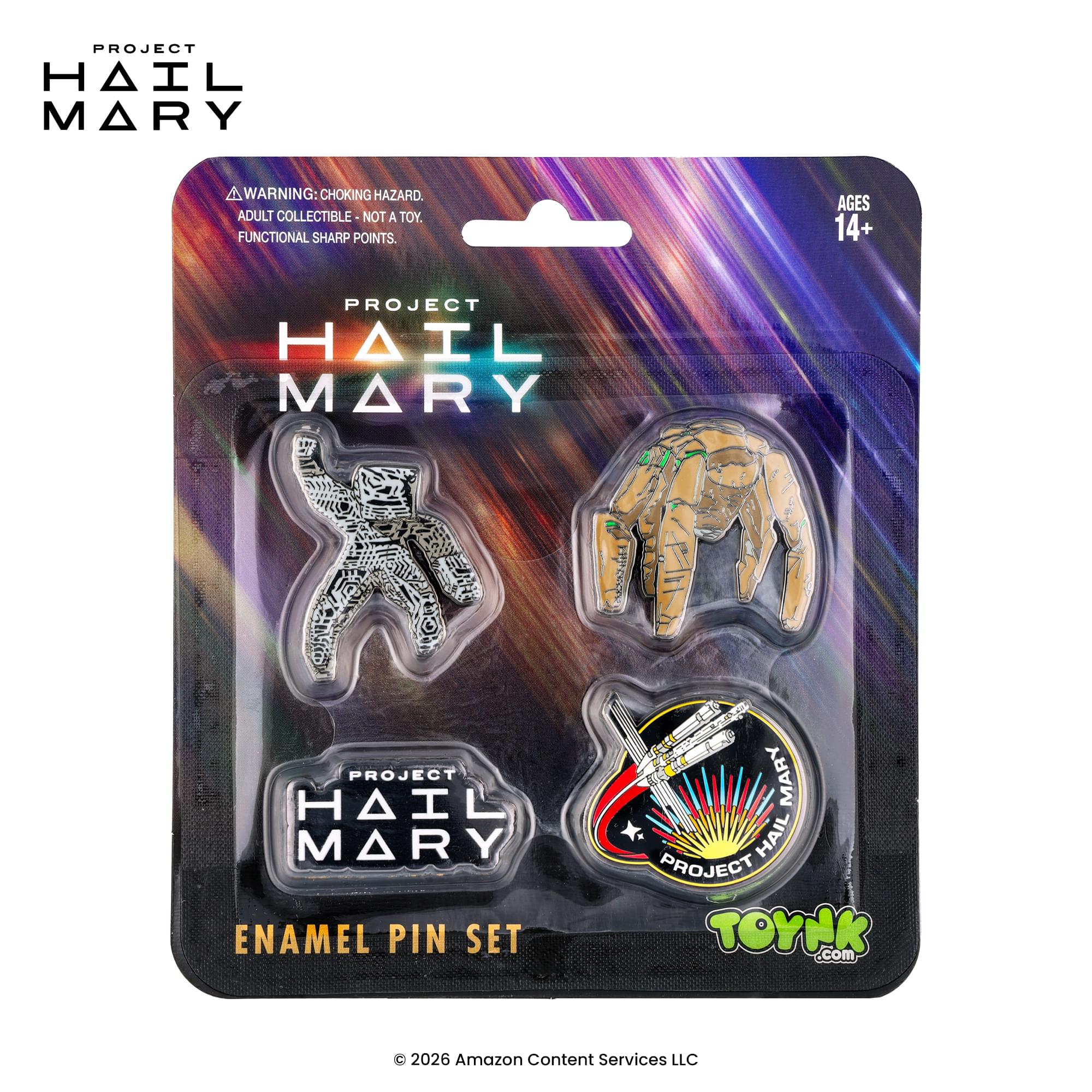 Project Hail Mary 4-Piece Enamel Pin Set