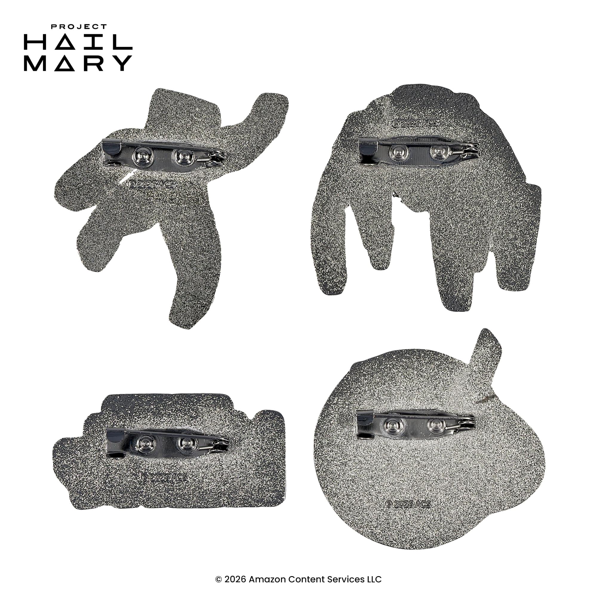 Project Hail Mary 4-Piece Enamel Pin Set