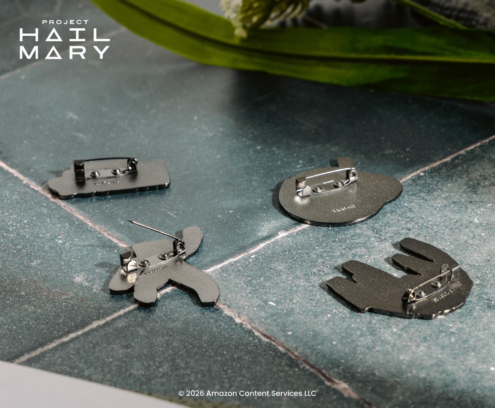 Project Hail Mary 4-Piece Enamel Pin Set