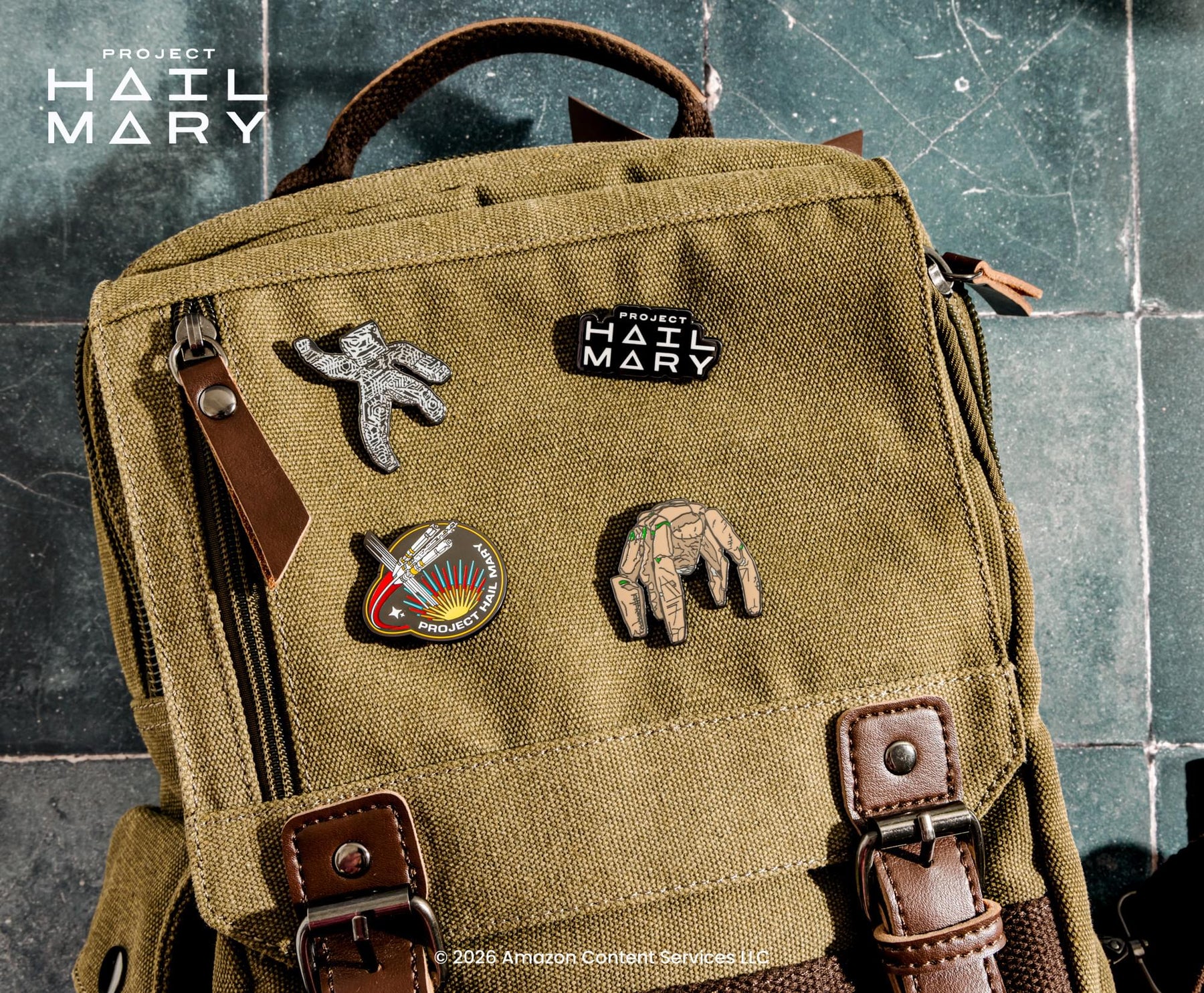 Project Hail Mary 4-Piece Enamel Pin Set