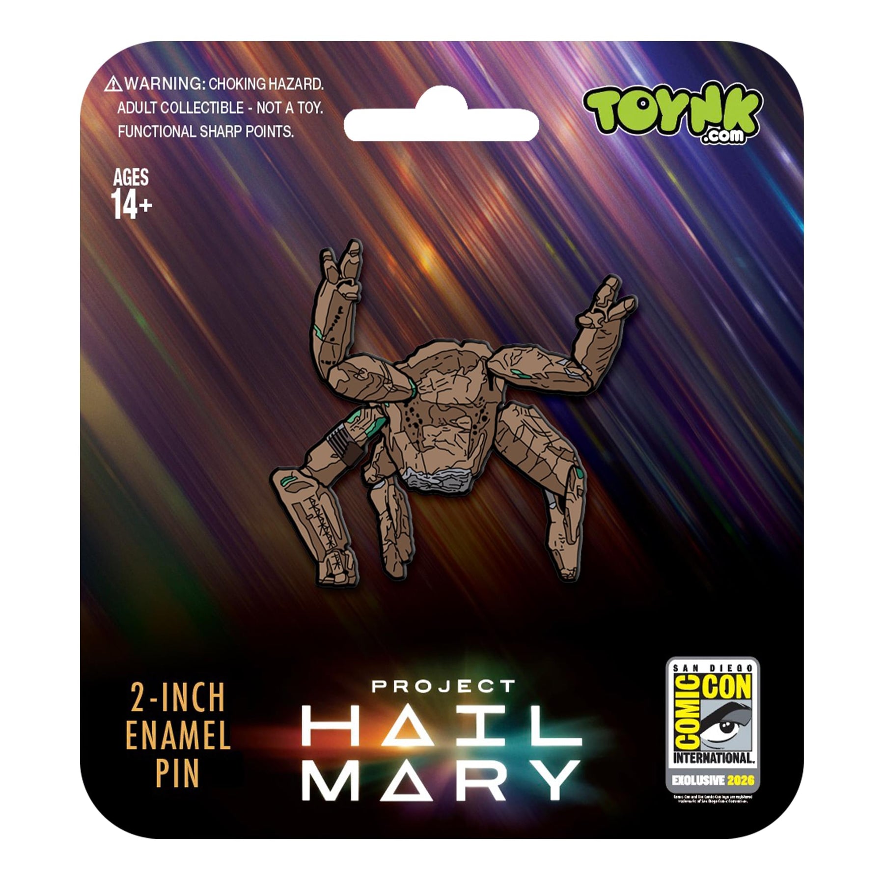 Project Hail Mary Rocky 2-Inch Enamel Mega Pin