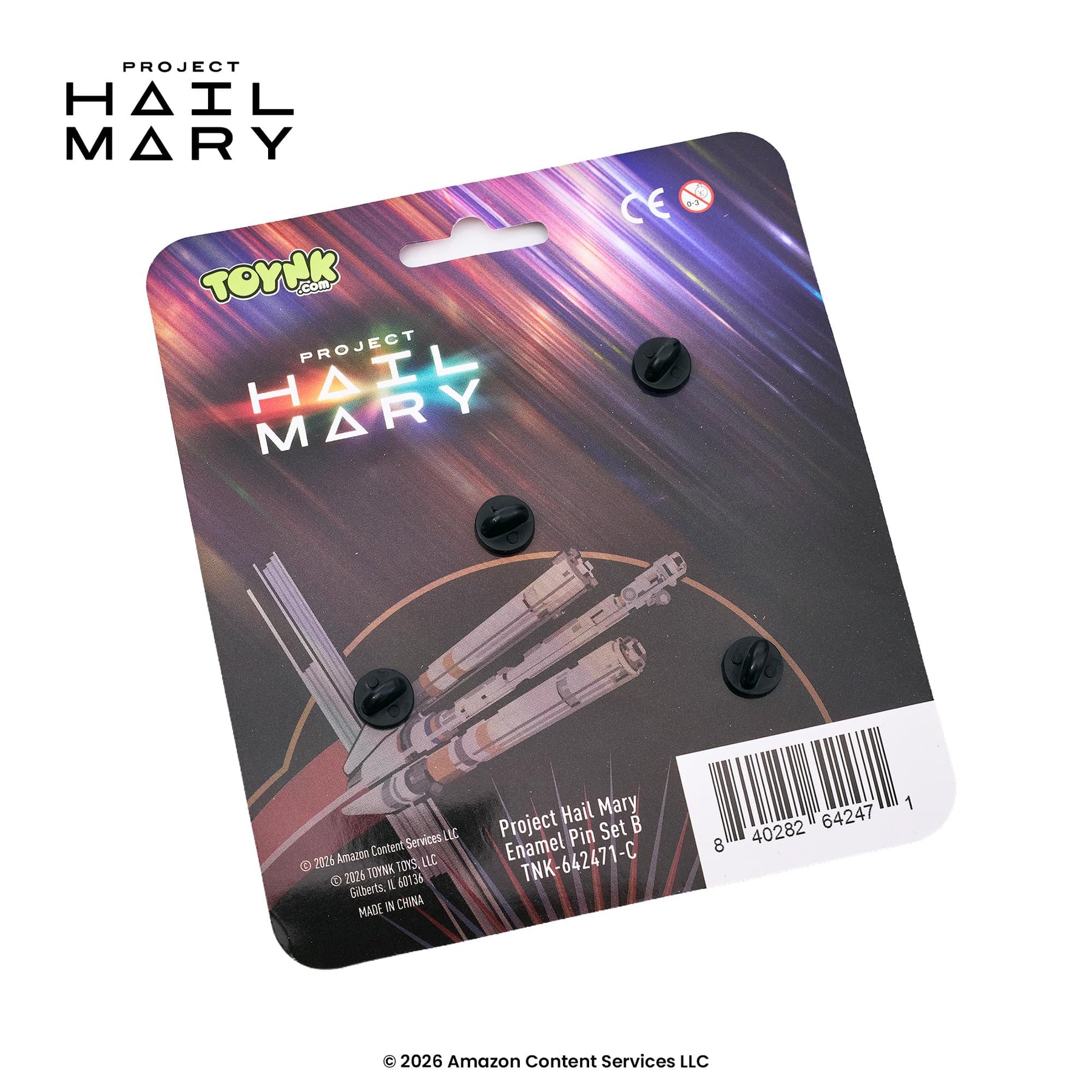 Project Hail Mary Icons 4-Piece Enamel Pin Set
